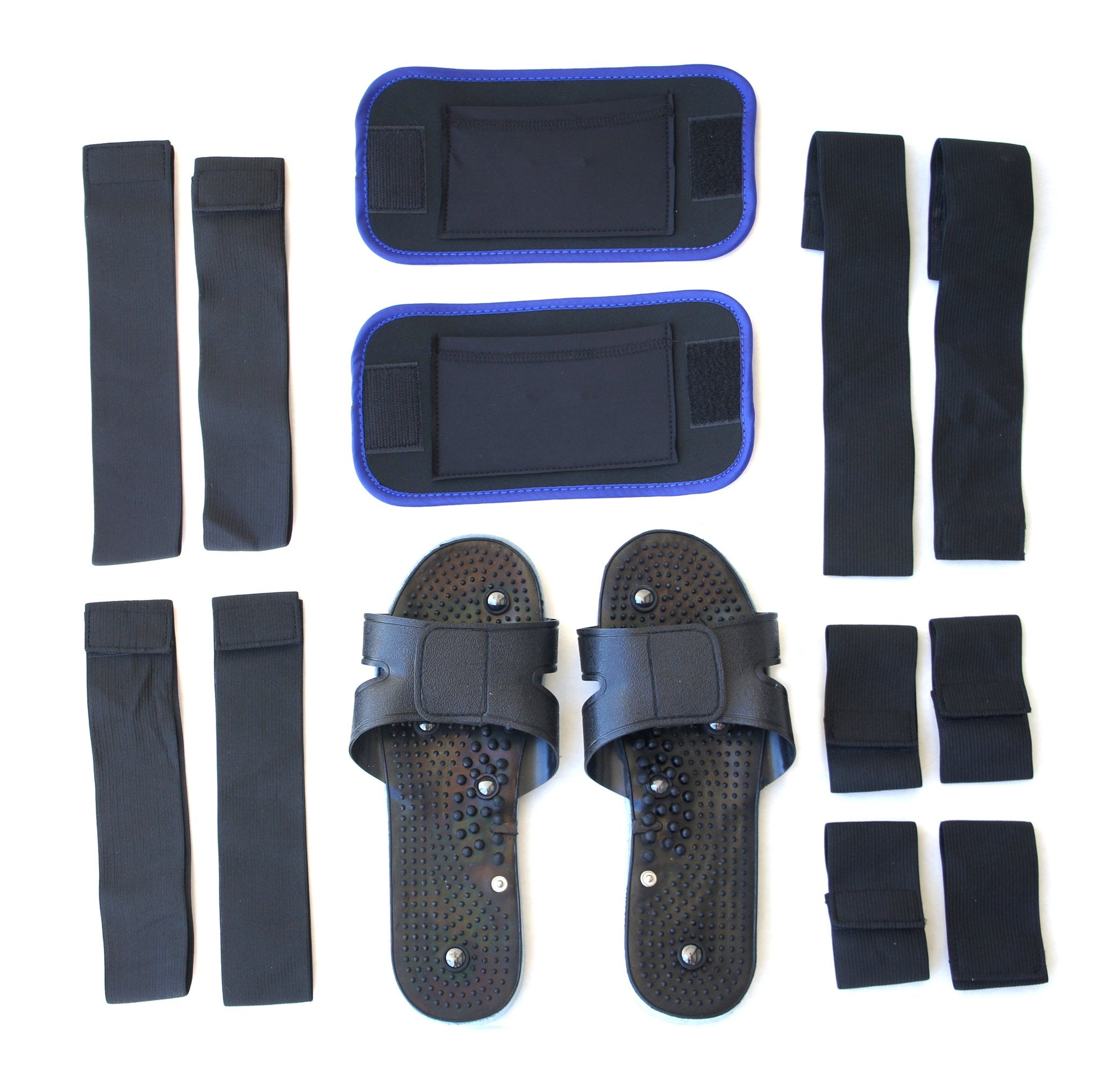Accessories pack for electronic pulse massager