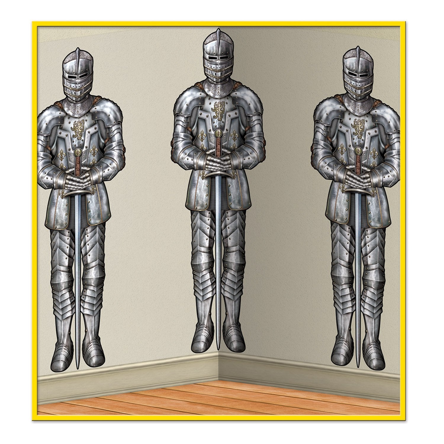 Wall Of Knights Backdrop (Pack of 6)
