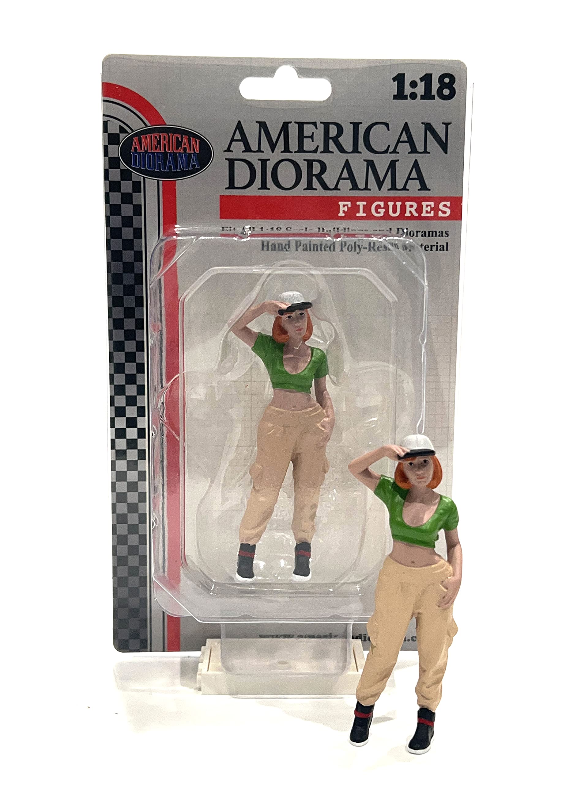Hip Hop Girls Figure 1 for 1/18 Scale Models by American Diorama