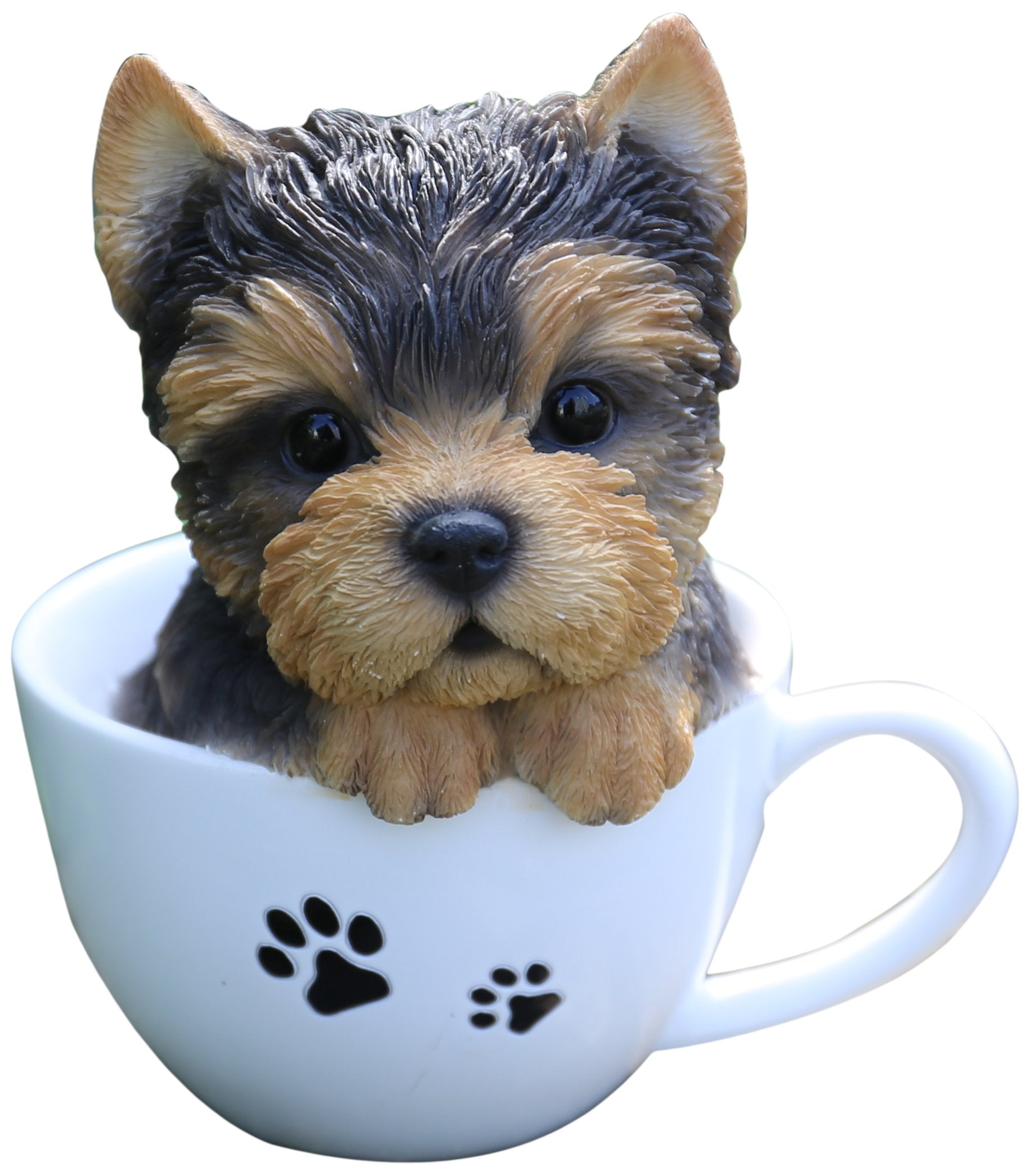 Hi-Line Gift Ltd 87706-D Teacup Yorkshire Terrier Puppy Statue