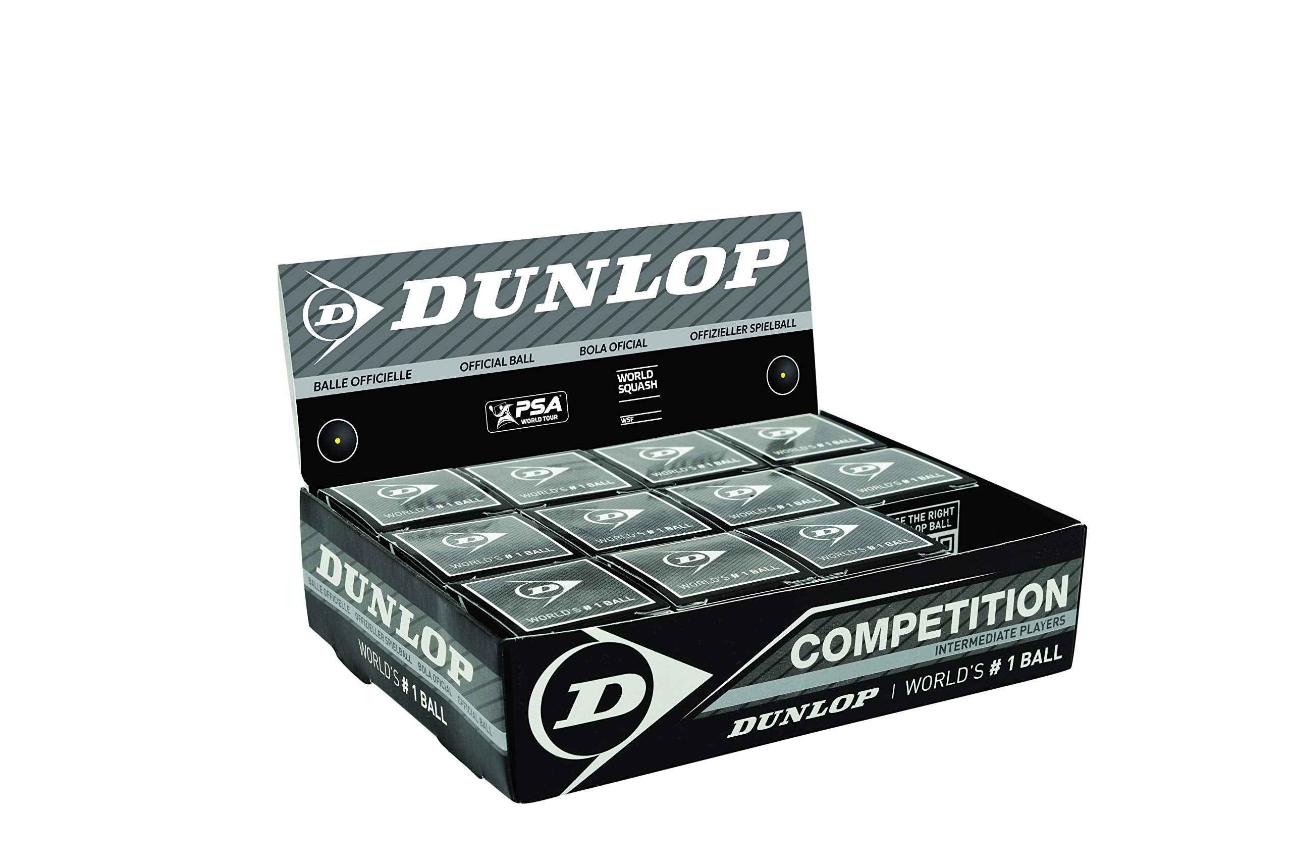 Dunlop Competition Squash Ball (12 pk)