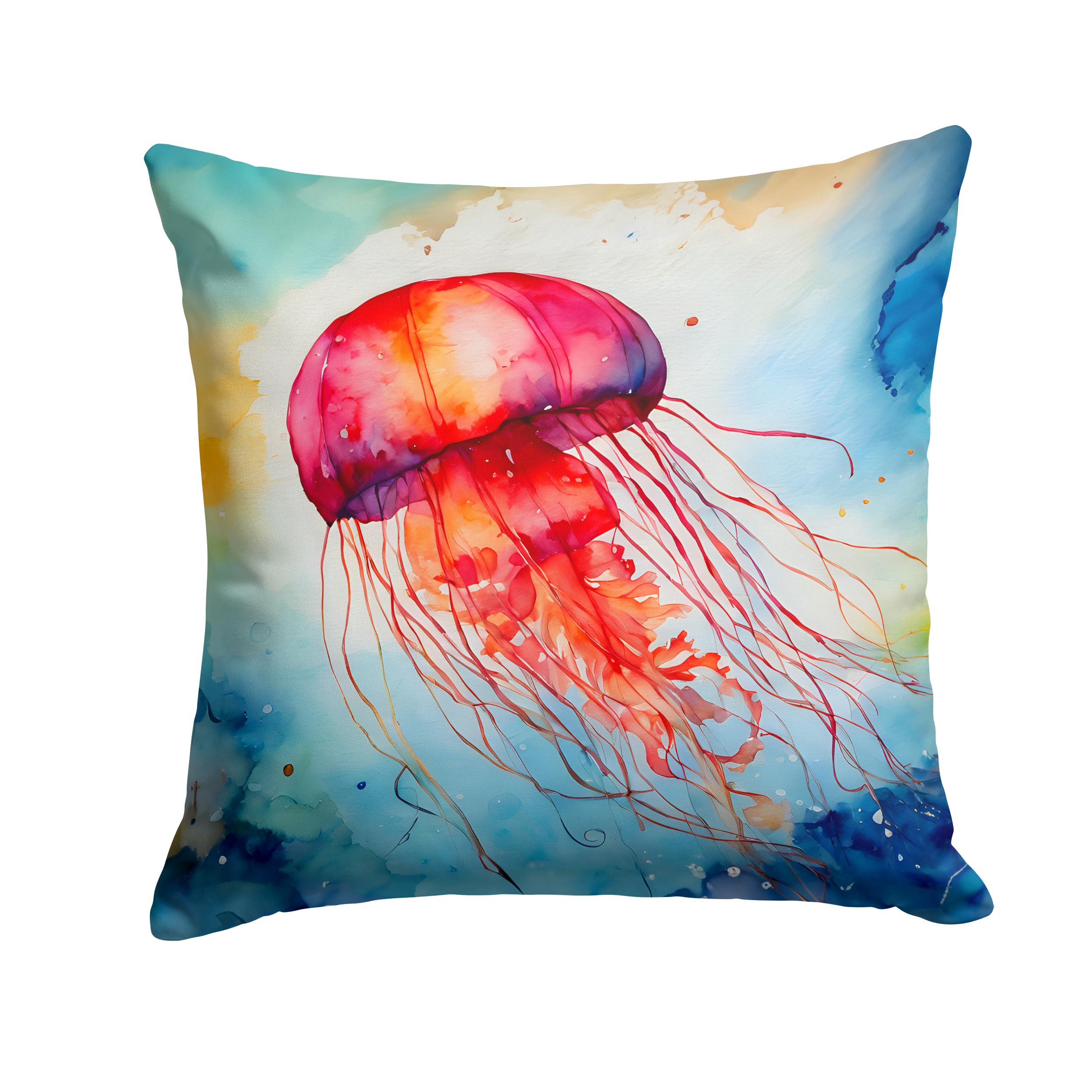 Jellyfish Throw Pillow