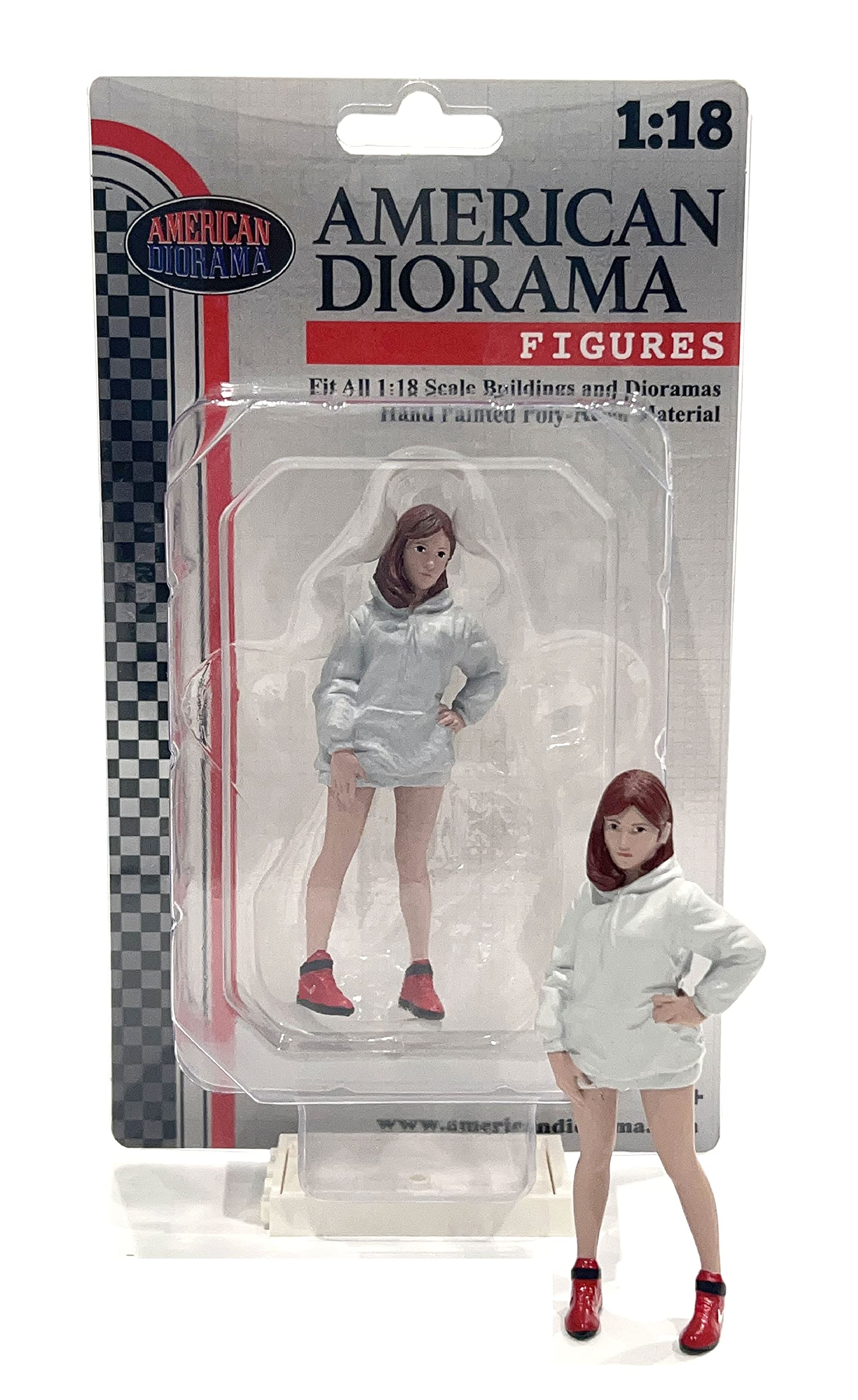 Hip Hop Girls Figure 2 for 1/18 Scale Models by American Diorama