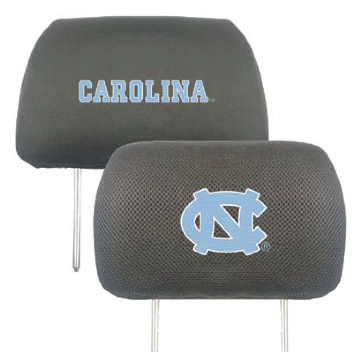 Fanmats 12609 Ncaa Unc University Of North Carolina - Chapel Hill Tar Heels Polyester Head Rest Cover , 10X13