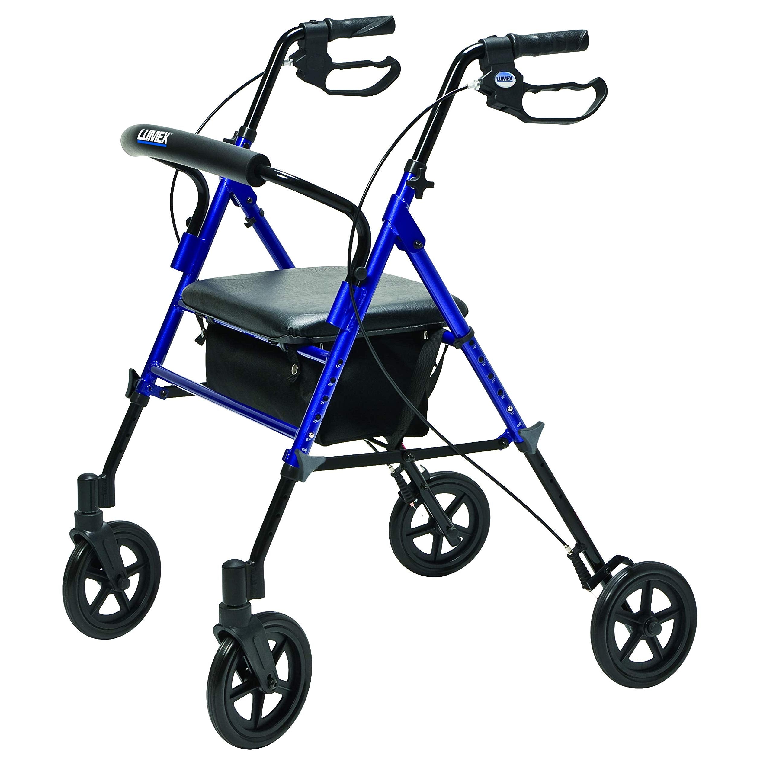 SET N GO WIDE ADJ ROLLATOR BLU LUMEX