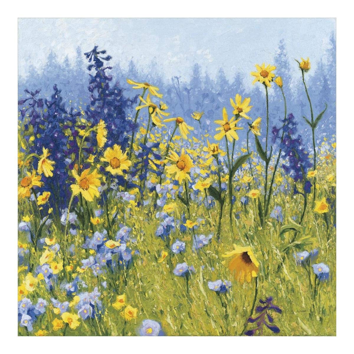 Joyful in July III -Paper Art-20x20”