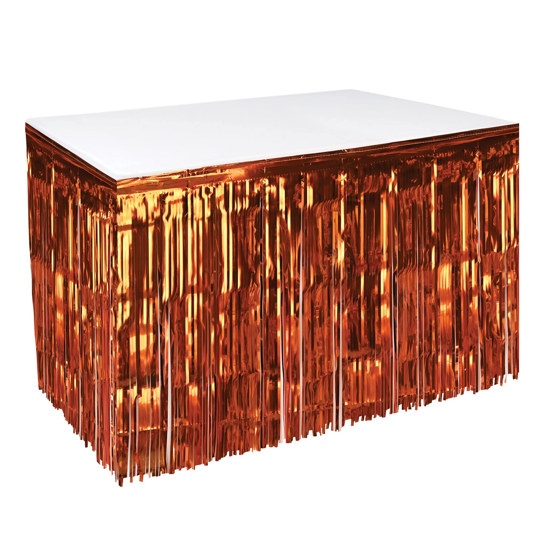 Pkgd 1-Ply Metallic Table Skirting