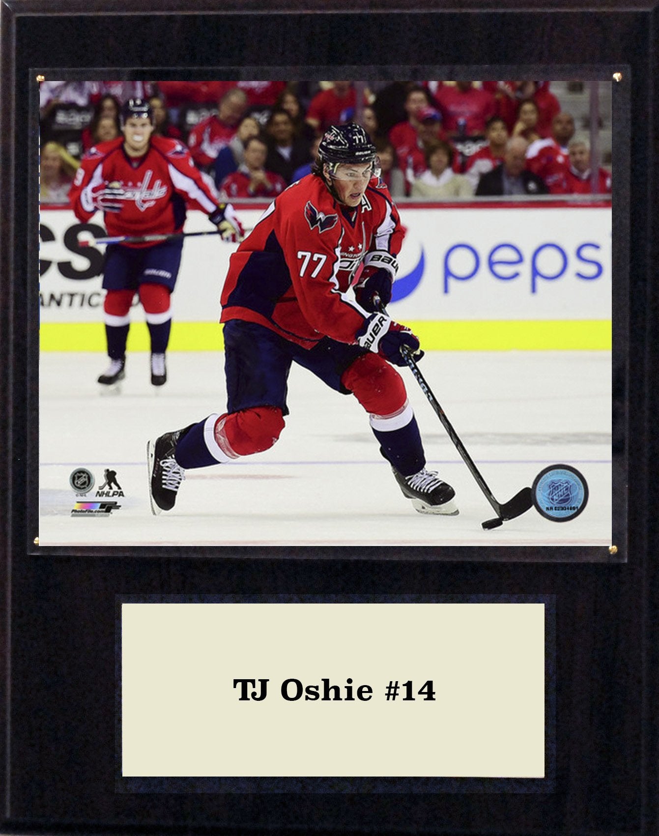 NHL 12x15″ TJ Oshie Washington Capitals Player Plaque