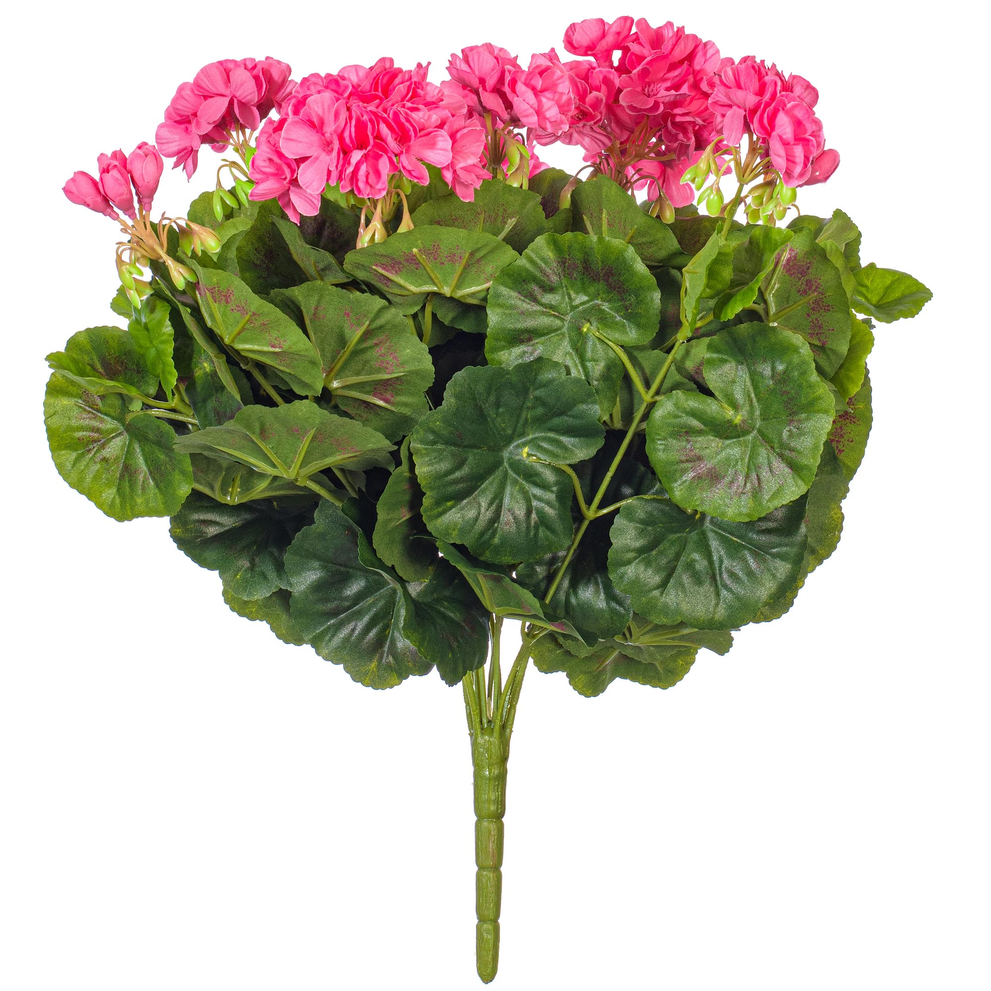 Casafoyer  17.5” Pink Geranium Bush - FL170403 - (Pack Of 2)