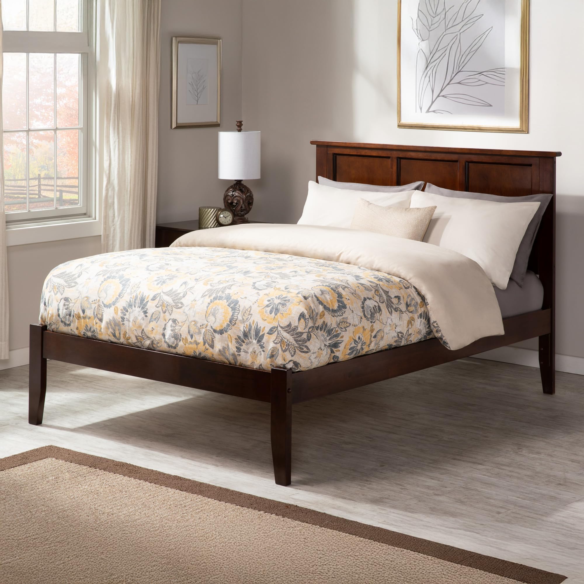 Madison King Platform Bed in Walnut