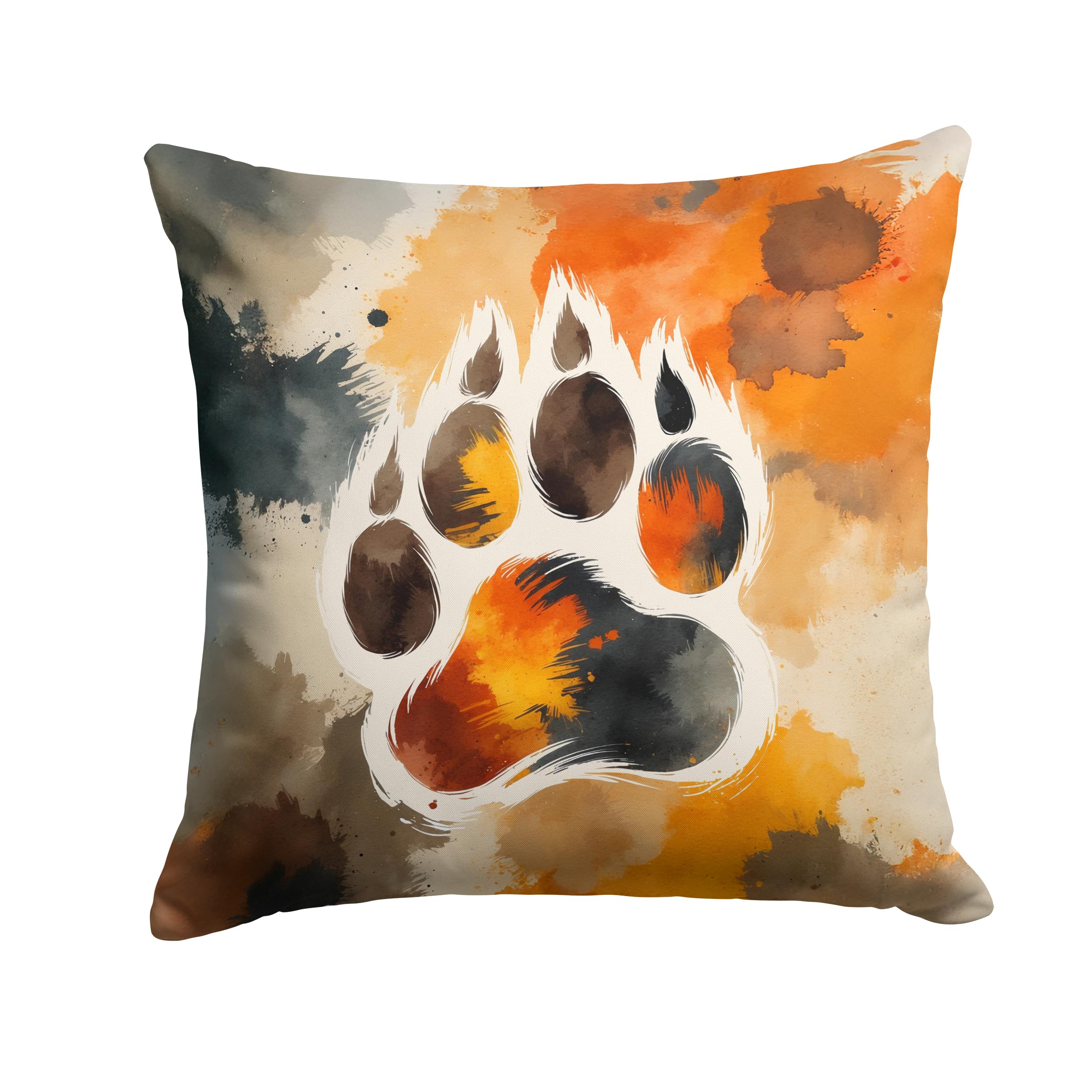 Carolines Treasures Bear Pride Throw Pillow Machine Washable, Indoor Outdoor Decorative Pillow for Couch, Bed or Patio, 18Hx18W