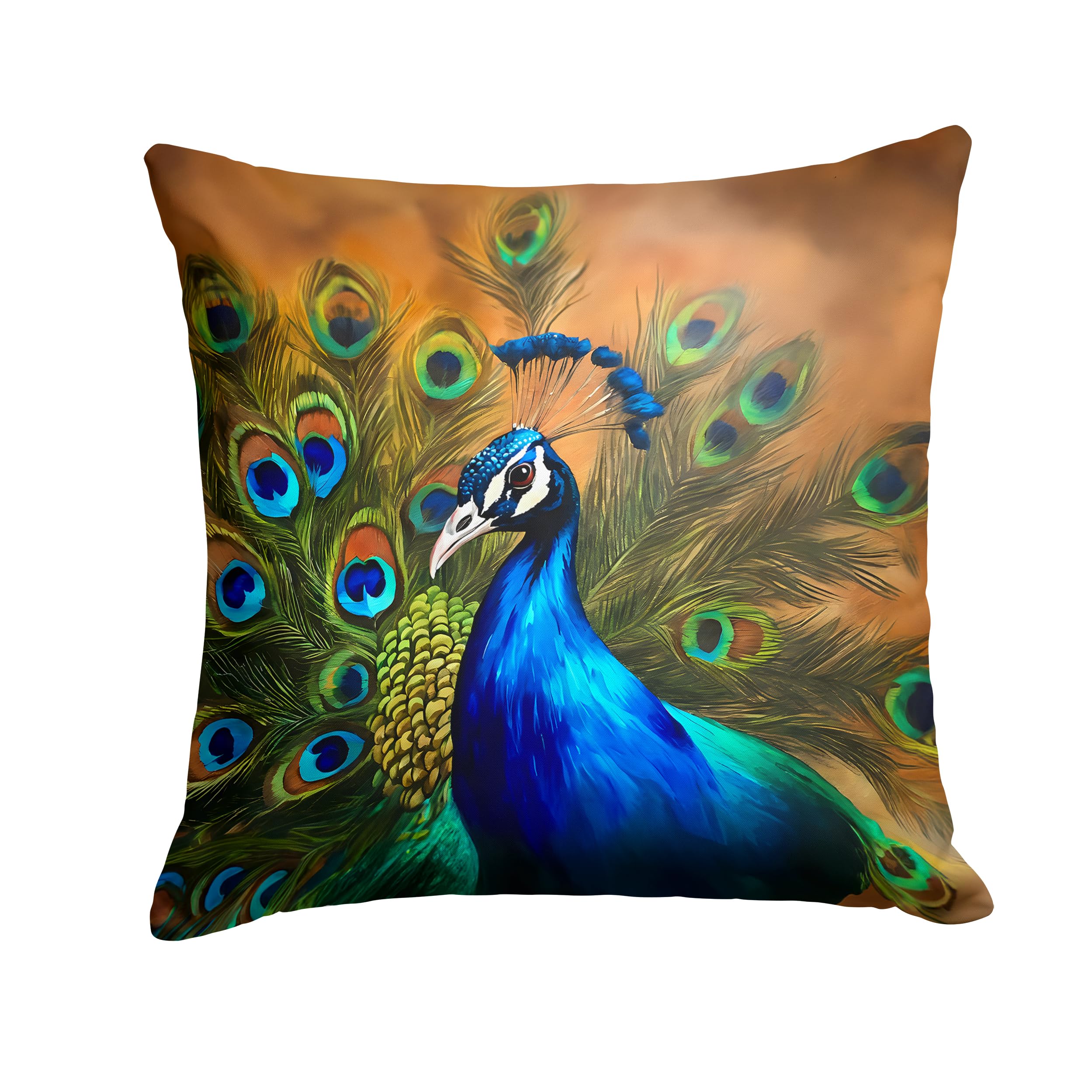 Peacock Throw Pillow