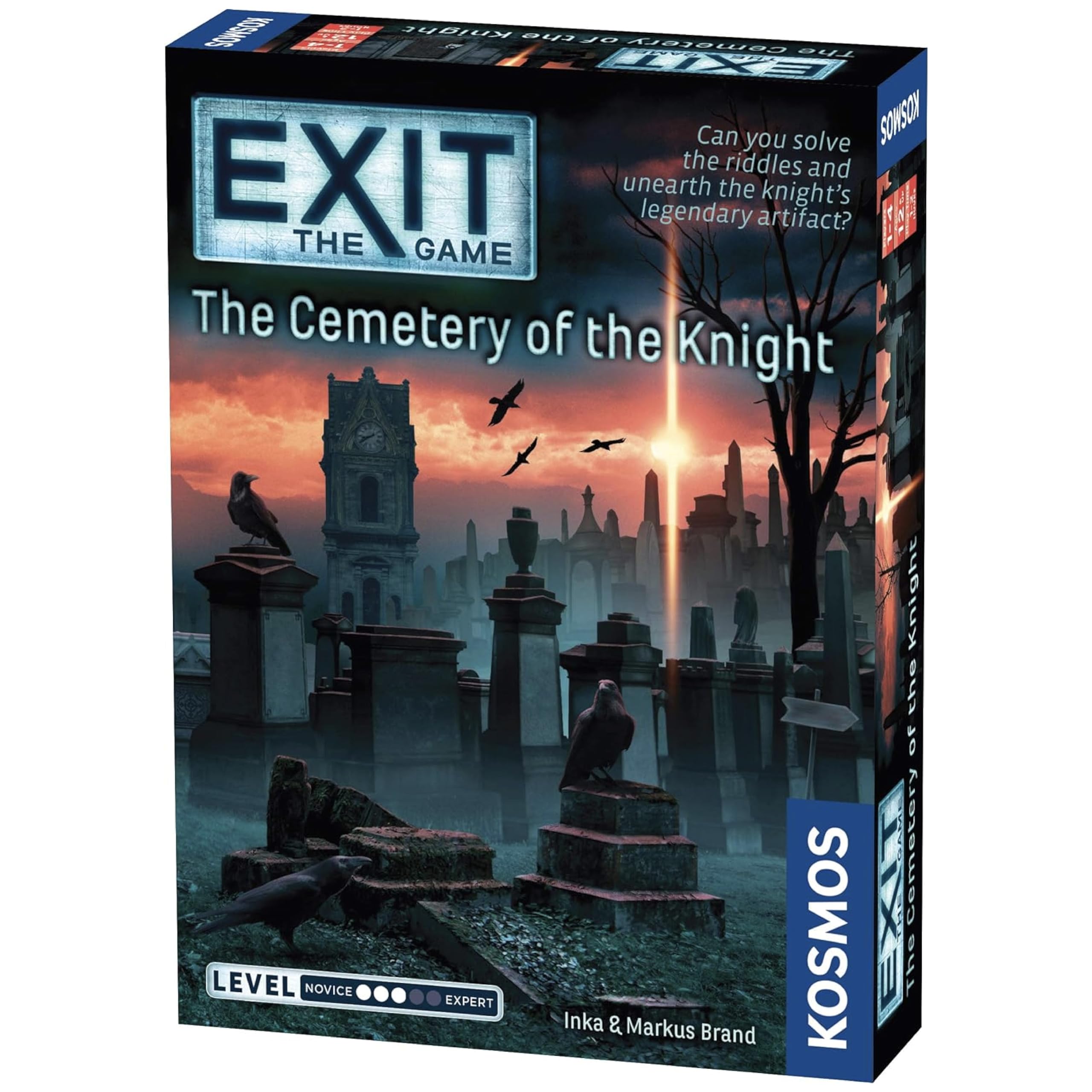 Thames & Kosmos EXIT: The Cemetery of The Knight| Escape Room Game in a Box| EXIT: The Game - A Kosmos Game | Family - Friendly, Card-Based at-Home Escape Room Experience for 1 to 4 Players, Ages 12+