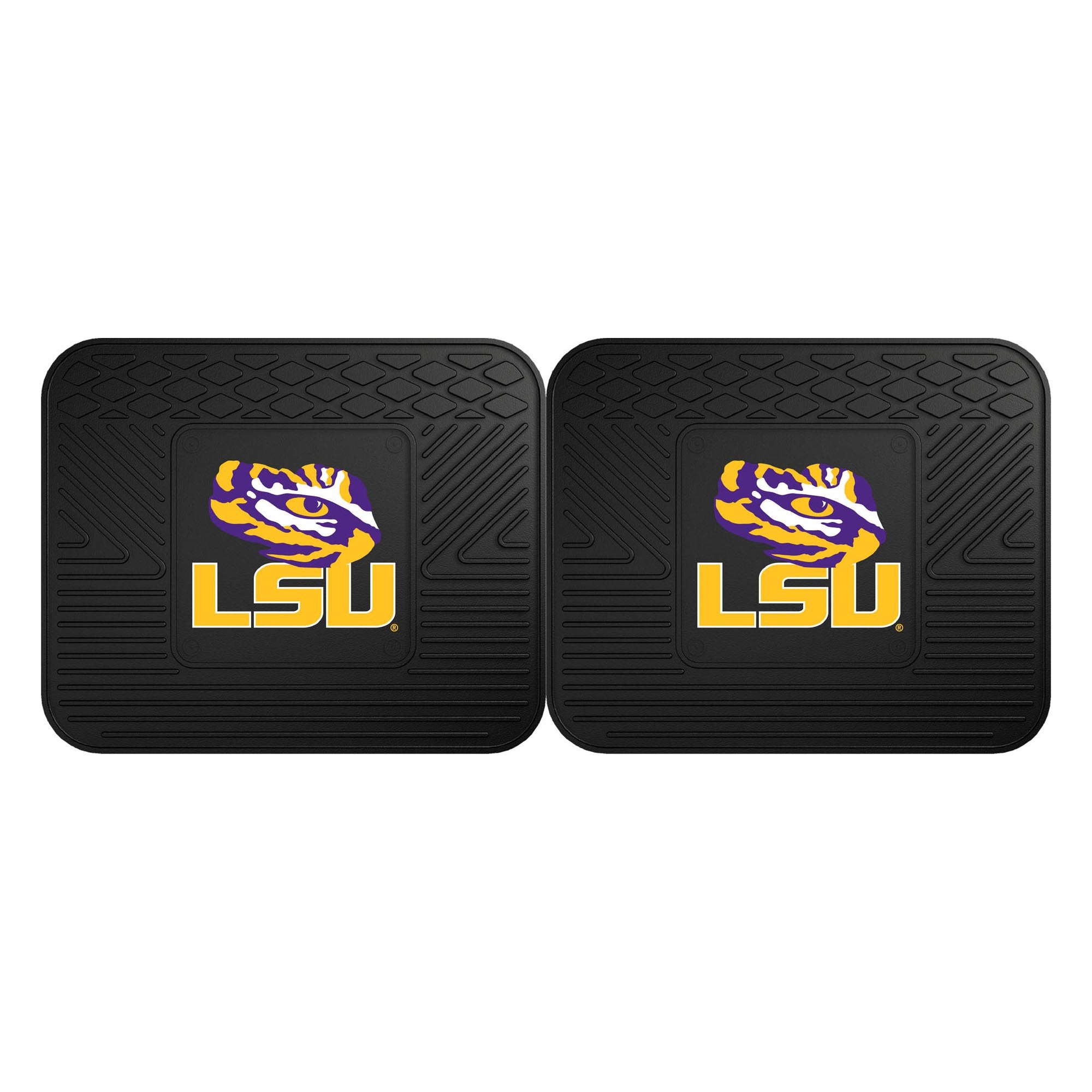 Fanmats - 12261 Louisiana State University Back Seat Car Mats - 2 Piece Set 14X17
