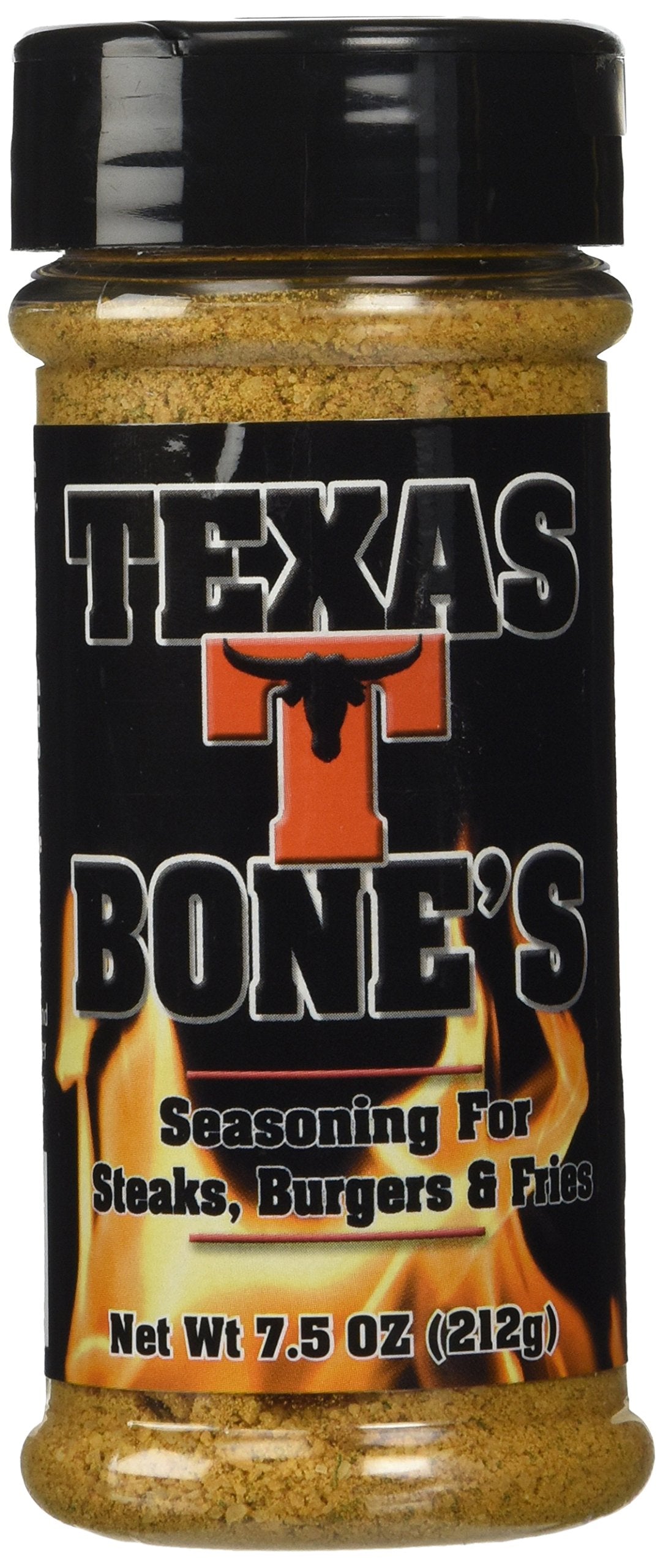 Texas T-Bones Rub And Seasoning For Steaks Burgers And Fries 7.5 Ounce