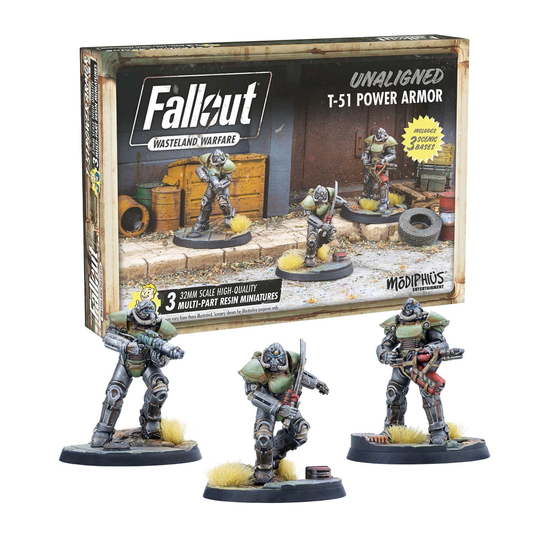 Fallout: Wasteland Warfare: Unaligned T-51 Power Armour