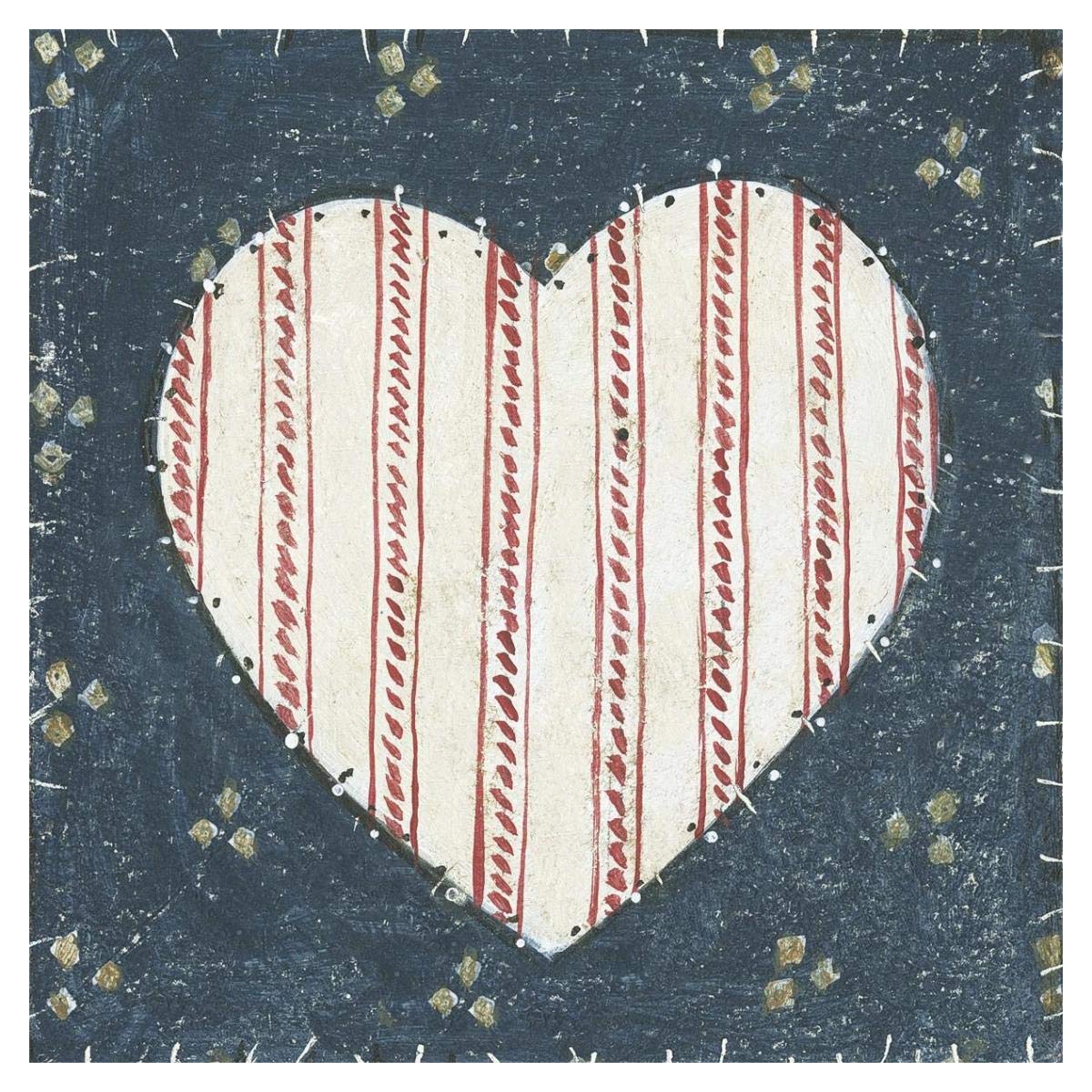 Americana Quilt I -Paper Art-38x38″