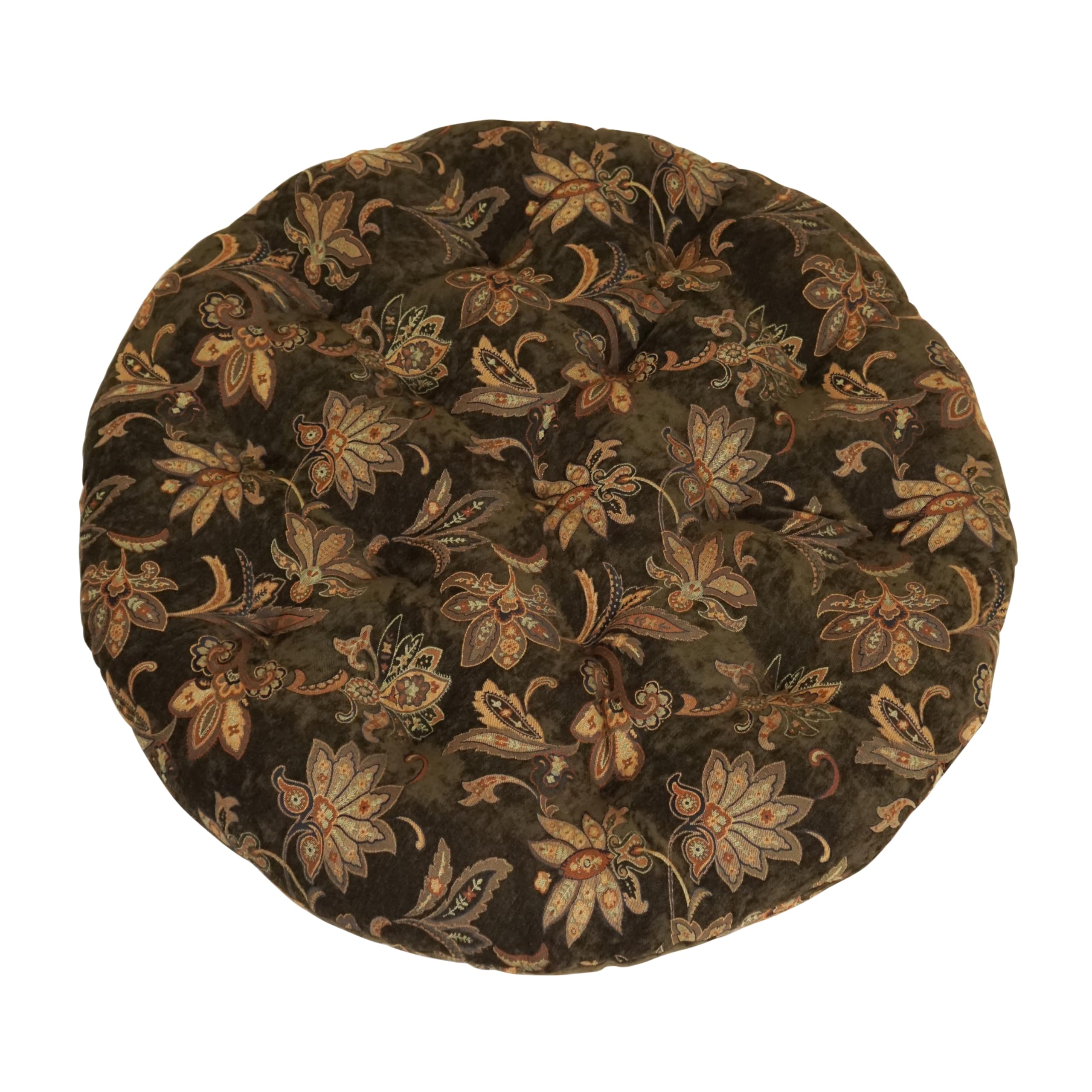 48-inch Patterned  Chenille Papasan Cushion (Fits 46-inch Papasan Frame)  93302-JCH-CO-34