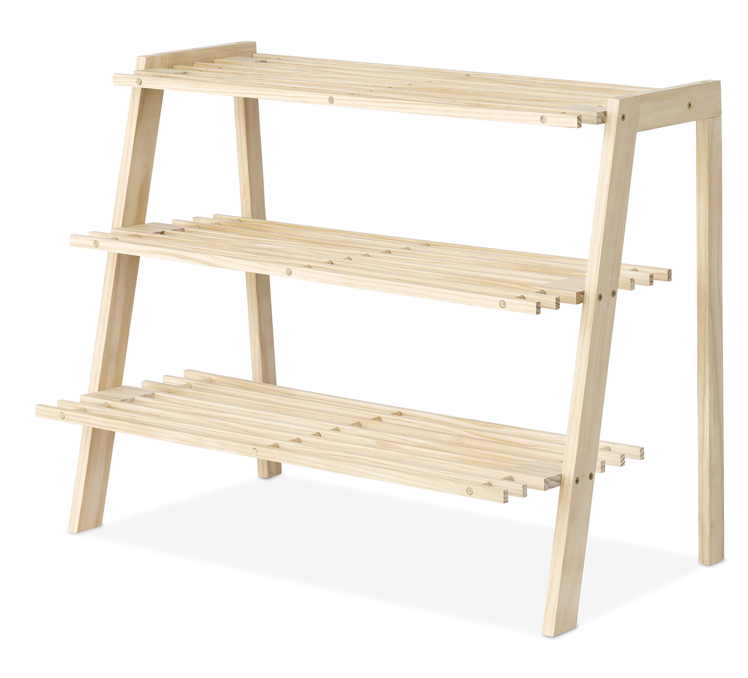 Whitmor 3-Tier Wood Shoe Shelf Rack