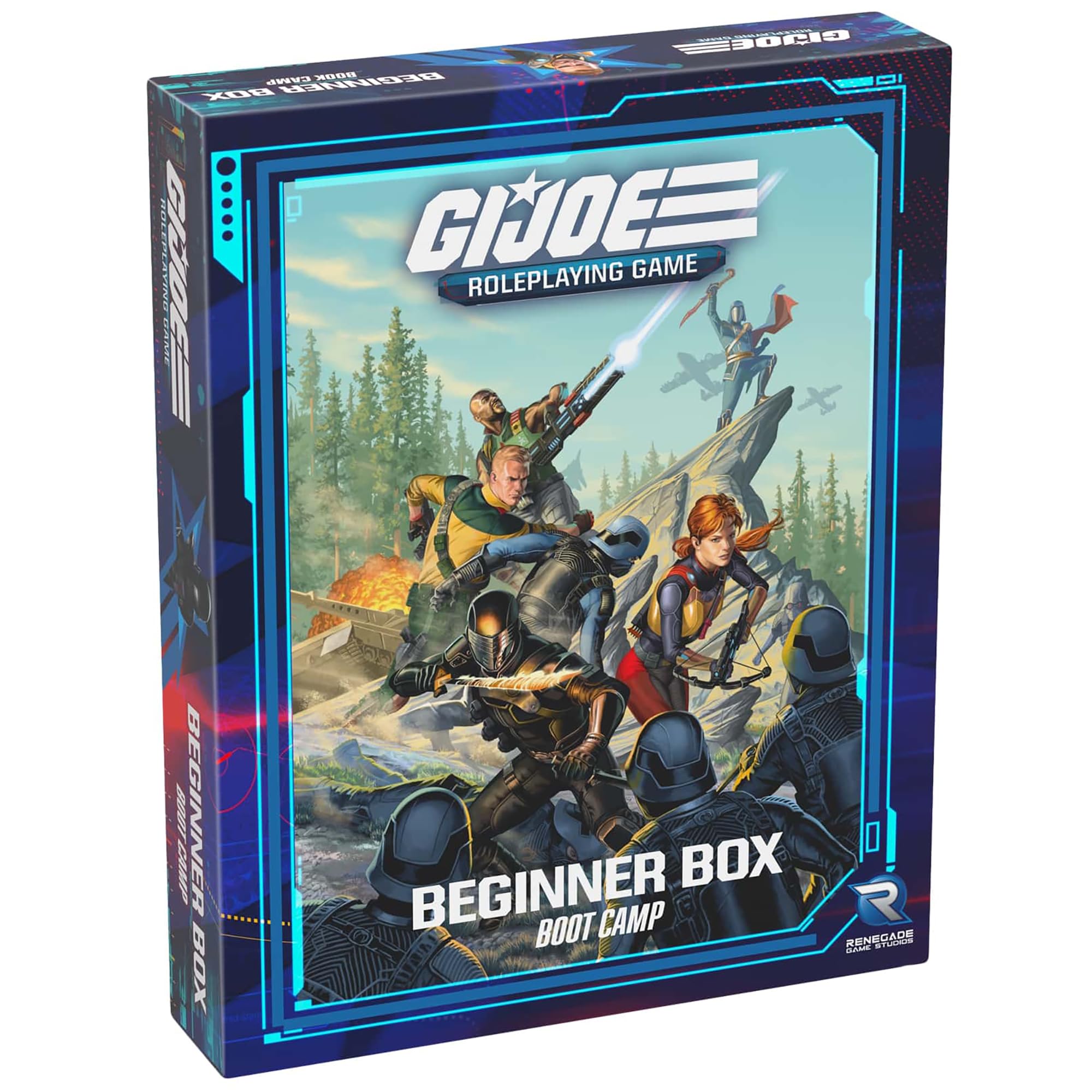 Renegade: G.I. Joe Roleplaying Game Beginner Box to Get Started, Dice-GM Screen-Action Packed Adventures, Age 14+, 2-6 Players