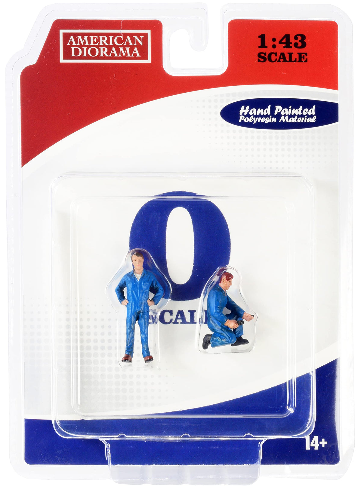 John And Tony Mechanics Set Of 2 Figurines For 143 Scale Models By American Diorama 38358