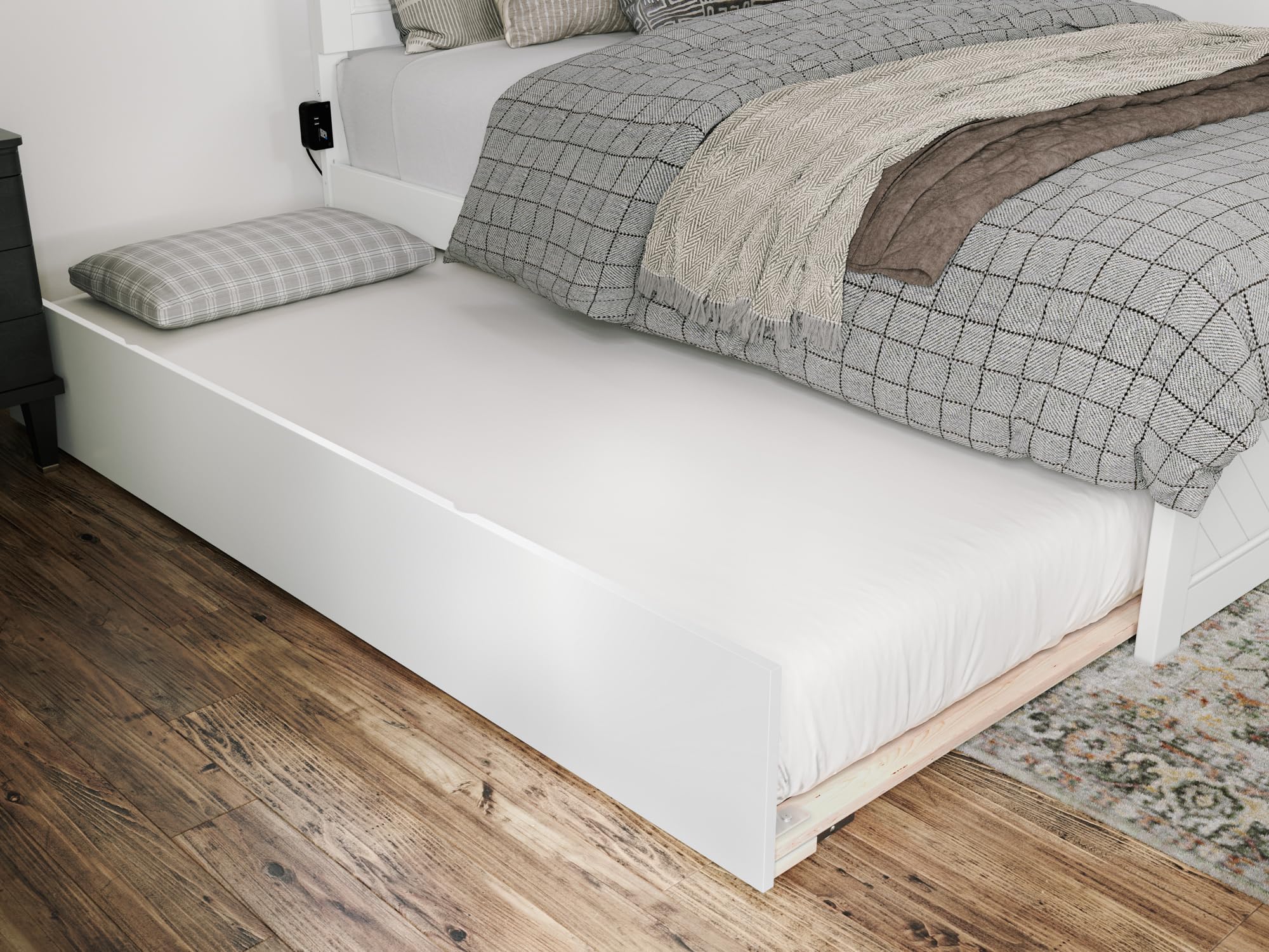 Urban Trundle Bed Full White
