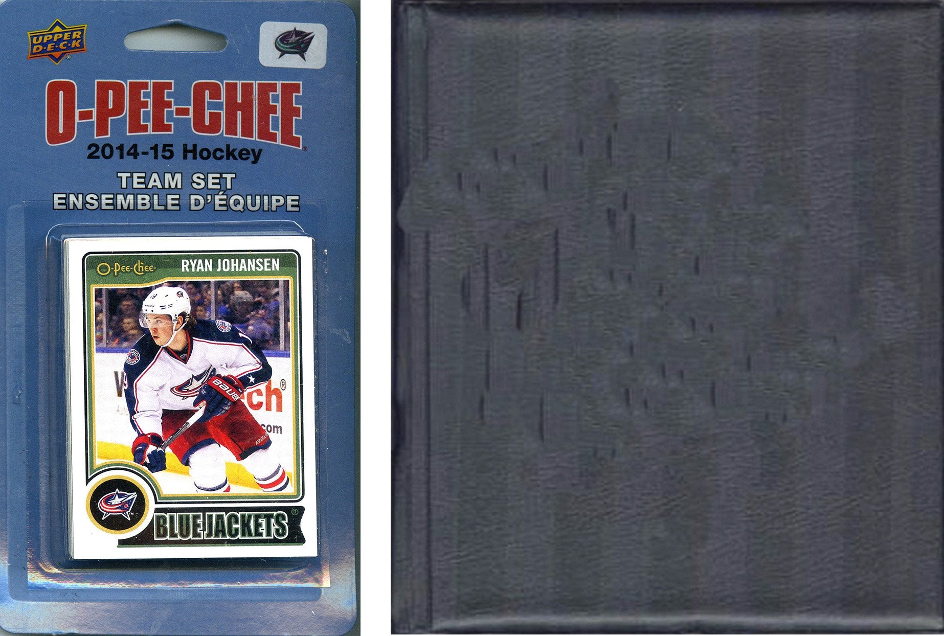 NHL Columbus Blue Jackets 2014 O-Pee-Chee Team Set and a storage album