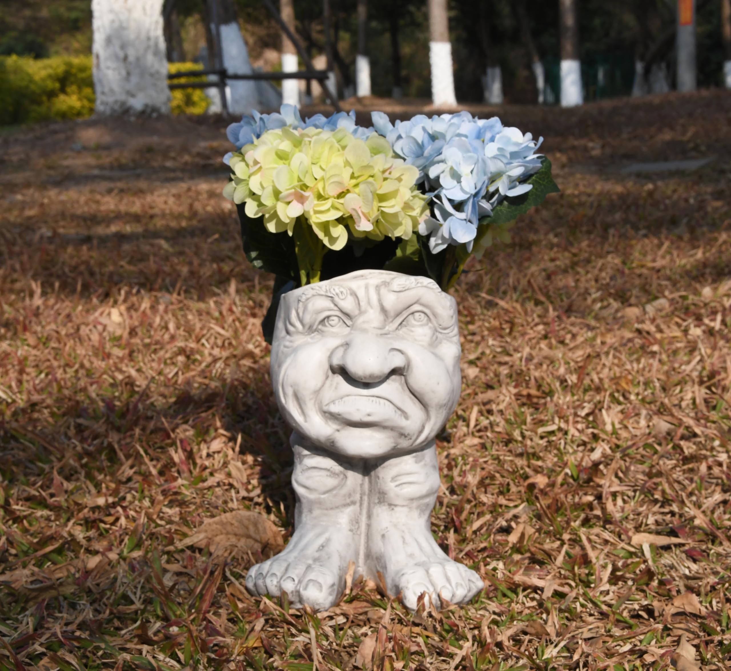 Laughing Greenery: Sprout Smiles with Our Hilarious Funny Man Planter Pot