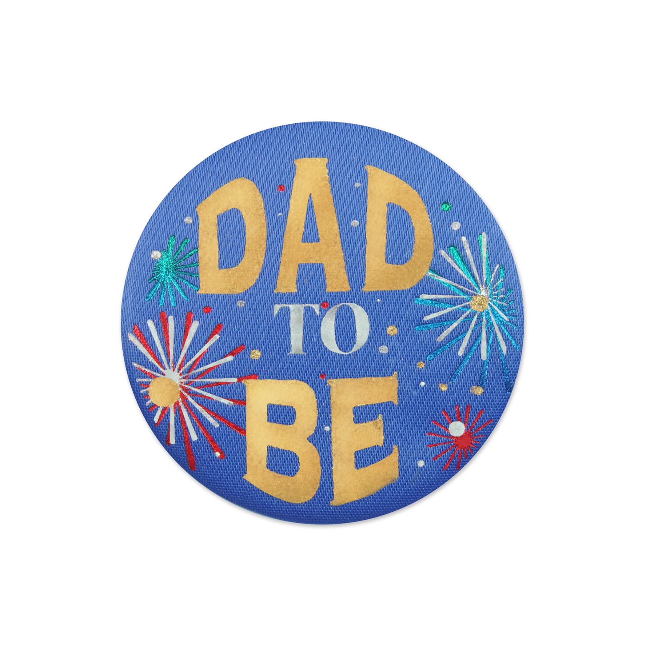 Dad To Be Satin Button (Pack of 6)