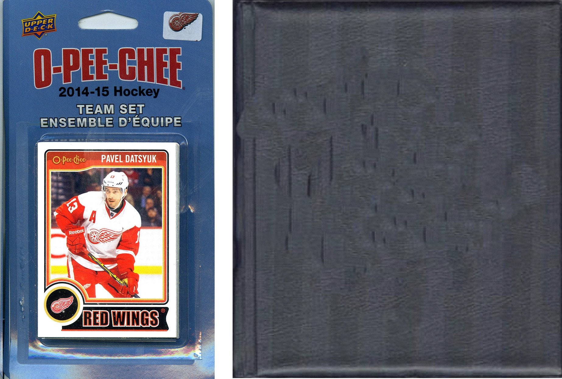 NHL Detroit Red Wings 2014 O-Pee-Chee Team Set and a storage album