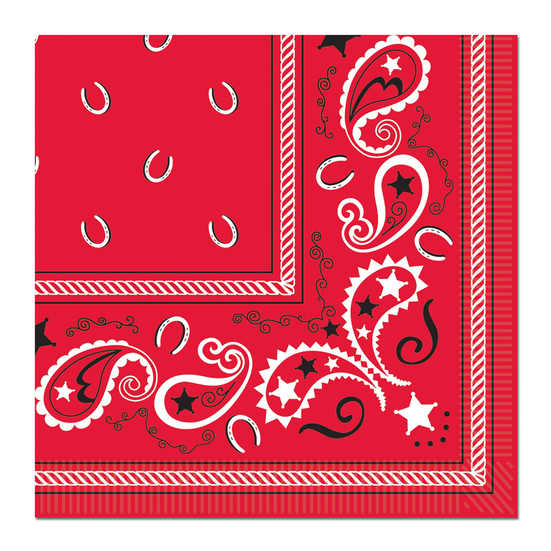 Bandana Luncheon Napkins (Pack of 12)