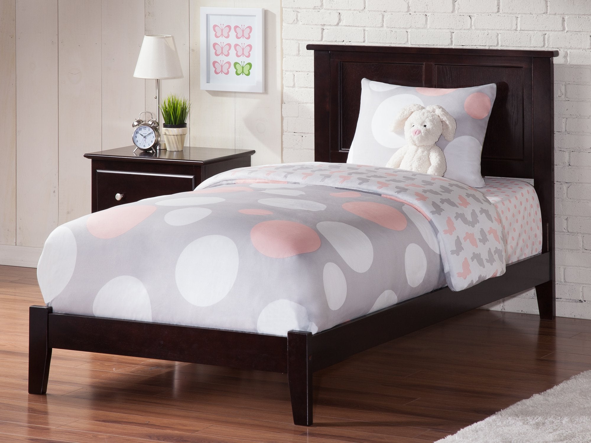 Madison Twin XL Foundation Bed in Espresso