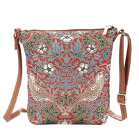William Morris Strawberry Thief Red Sling Bag Purse Crossbody – Virventures