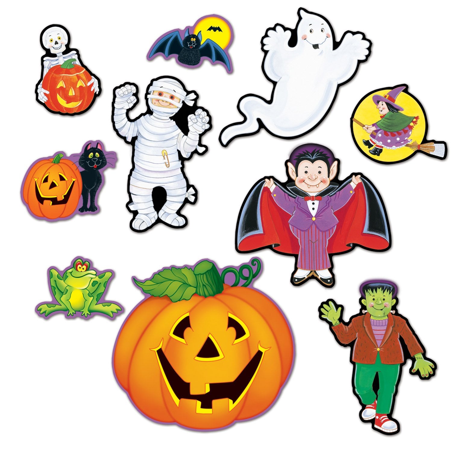 Halloween Cutouts (Pack of 12)