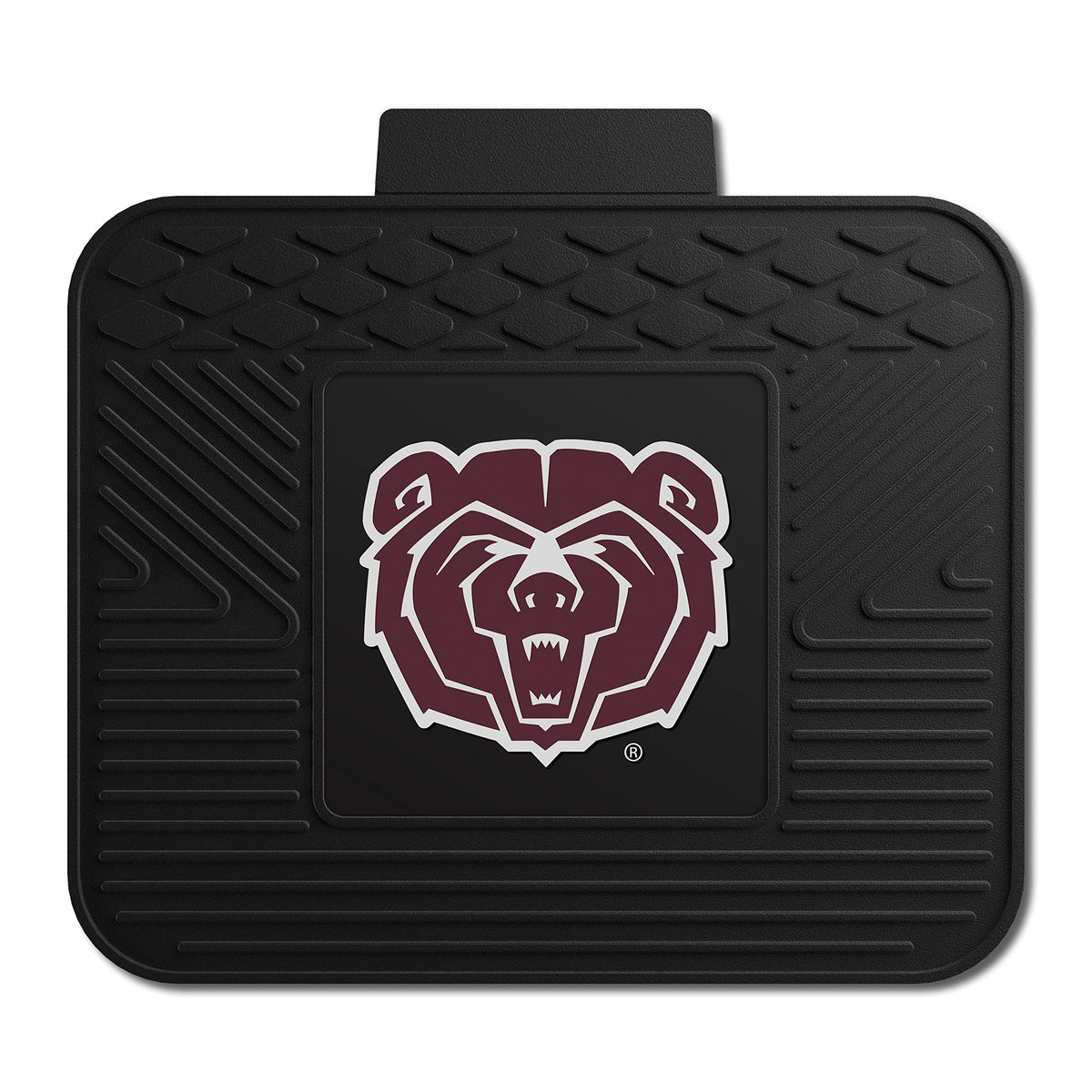Fanmats 15668 Missouri State Bears Back Row Utility Car Mat - 1 Piece - 14In. X 17In., All Weather Protection, Universal Fit, Mo