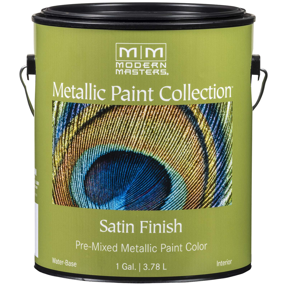Modern Masters 1 Gal Me591 Platinum Metallic Paint Collection Water-Based Decorative Metallic Paint