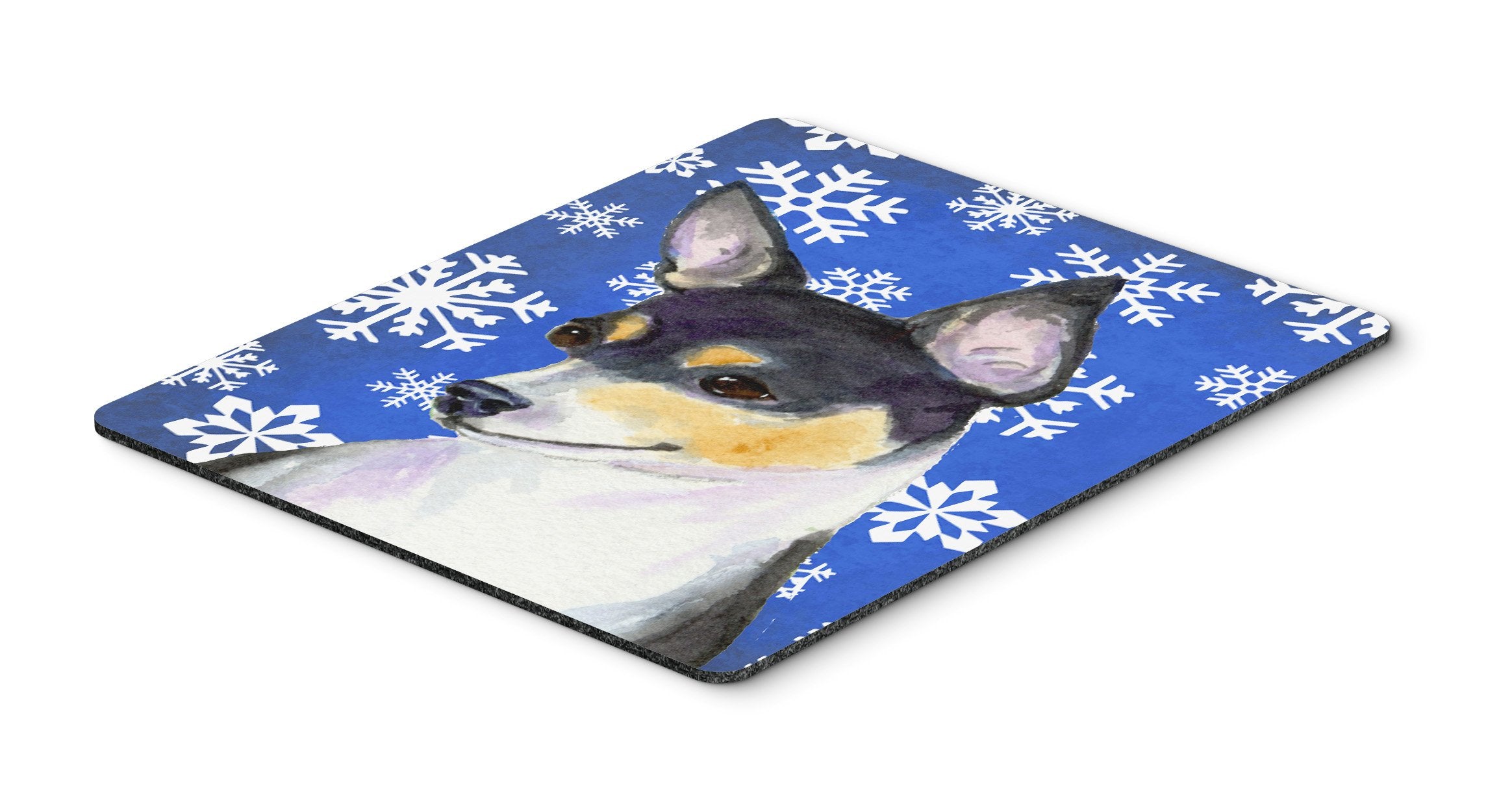 Carolines Treasures Chihuahua Winter Snowflakes Holiday Mouse Pad/Hot Pad/Trivet (SS4656MP)