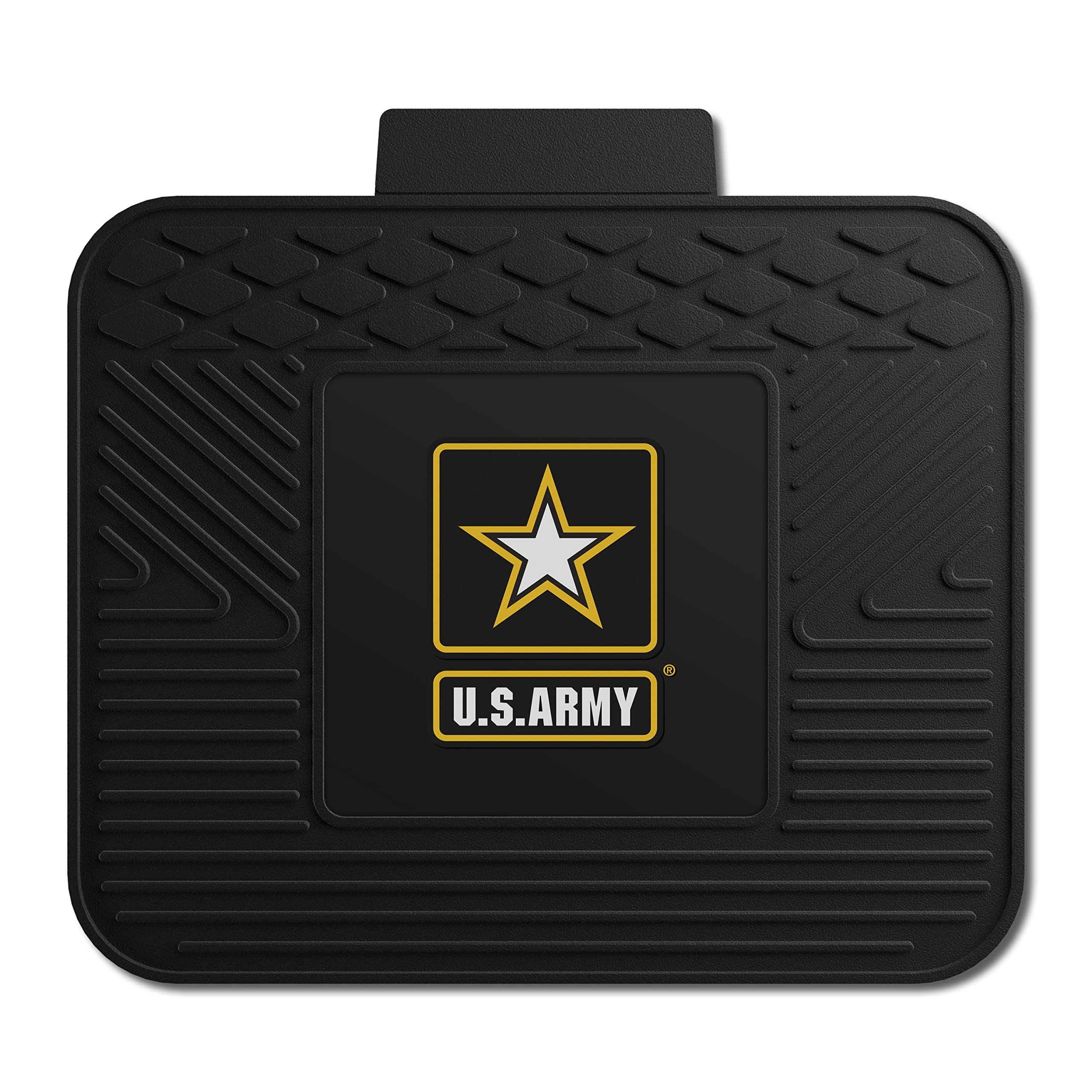 Fanmats 11036 U.S. Army Back Row Utility Car Mat - 1 Piece - 14In. X 17In., All Weather Protection, Universal Fit