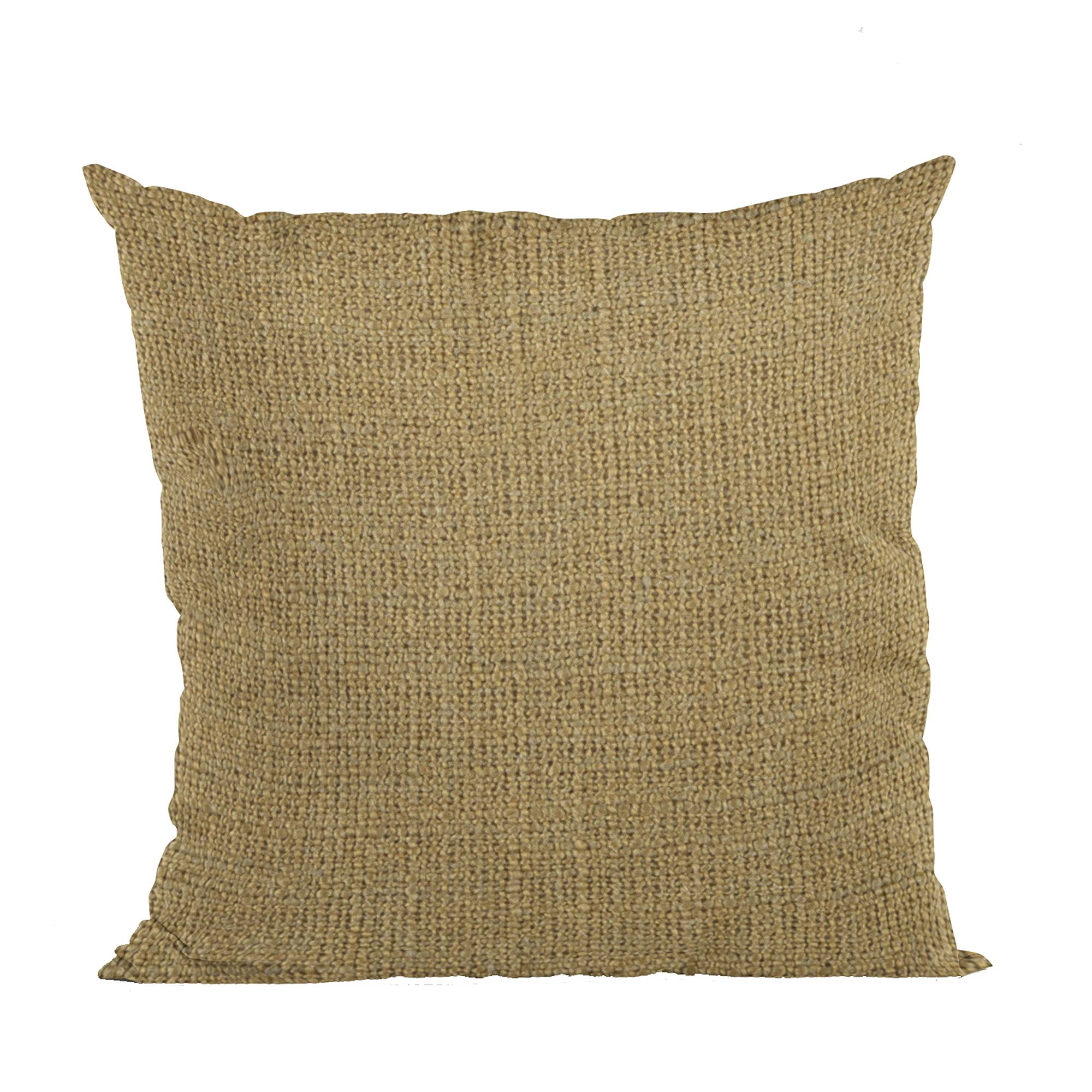 Plutus Desized Wall Textured Solid, With Open Weave. Luxury Throw Pillow - Double sided  20 x 20”