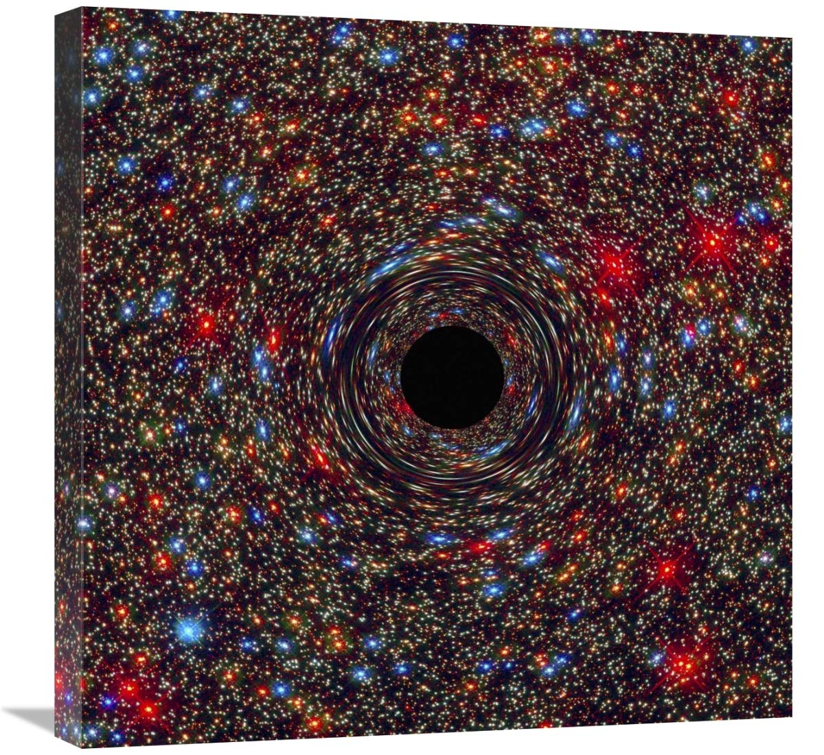 Black Hole in NGC 1600-Canvas Art-24x24”