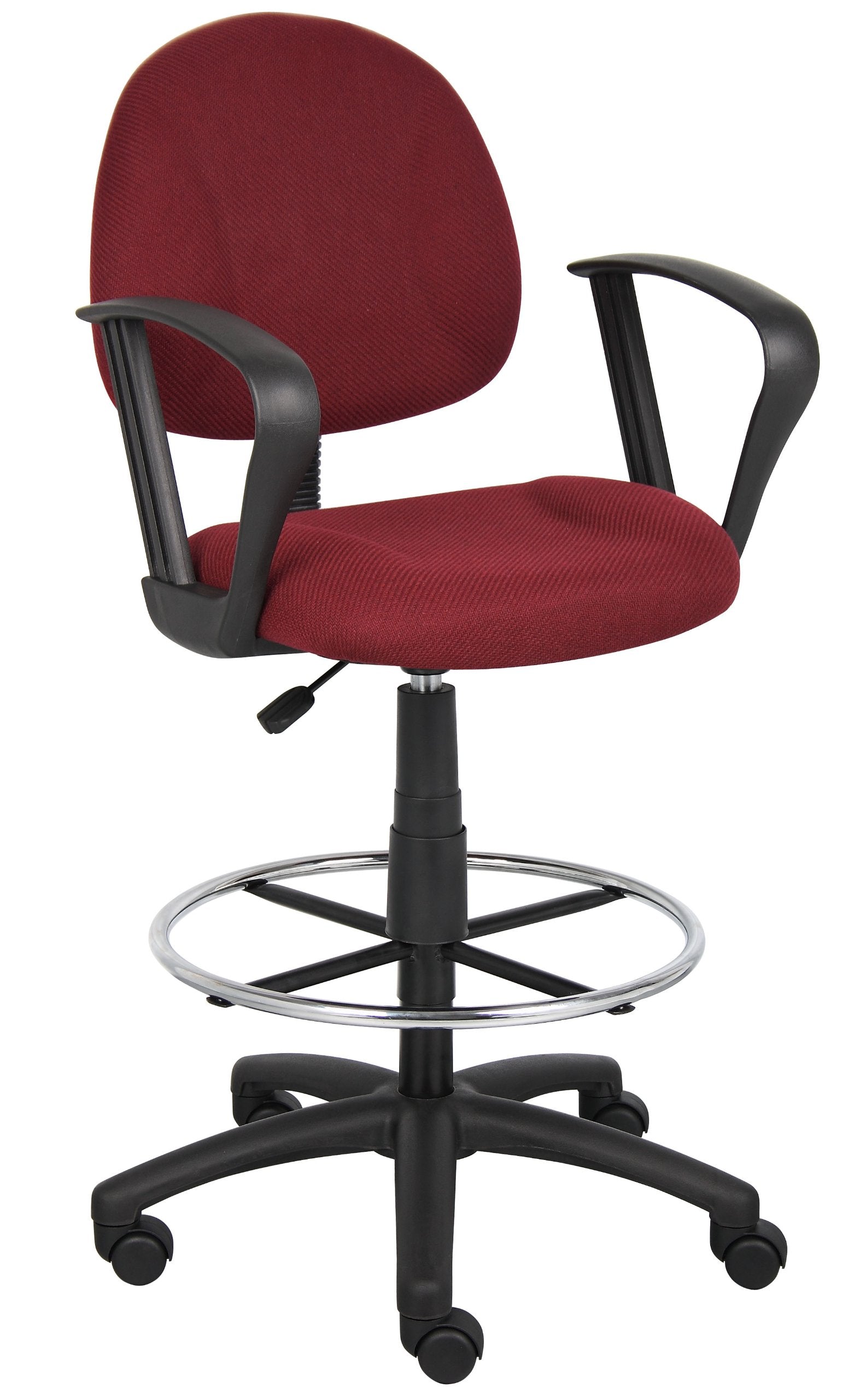 Boss Office Products Drafting Stool (B315-By) W/Footring And Loop Arms
