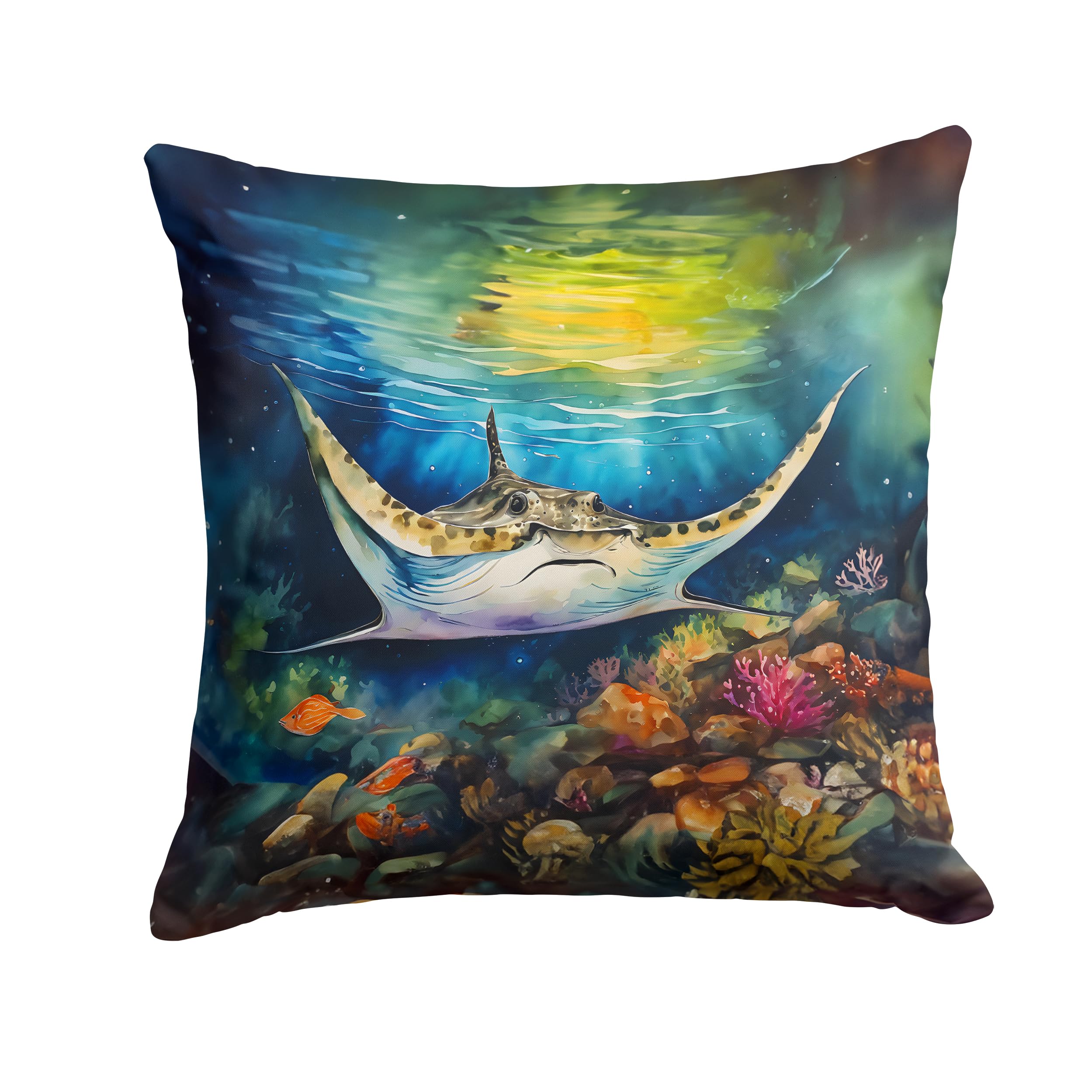 Sting Ray Throw Pillow