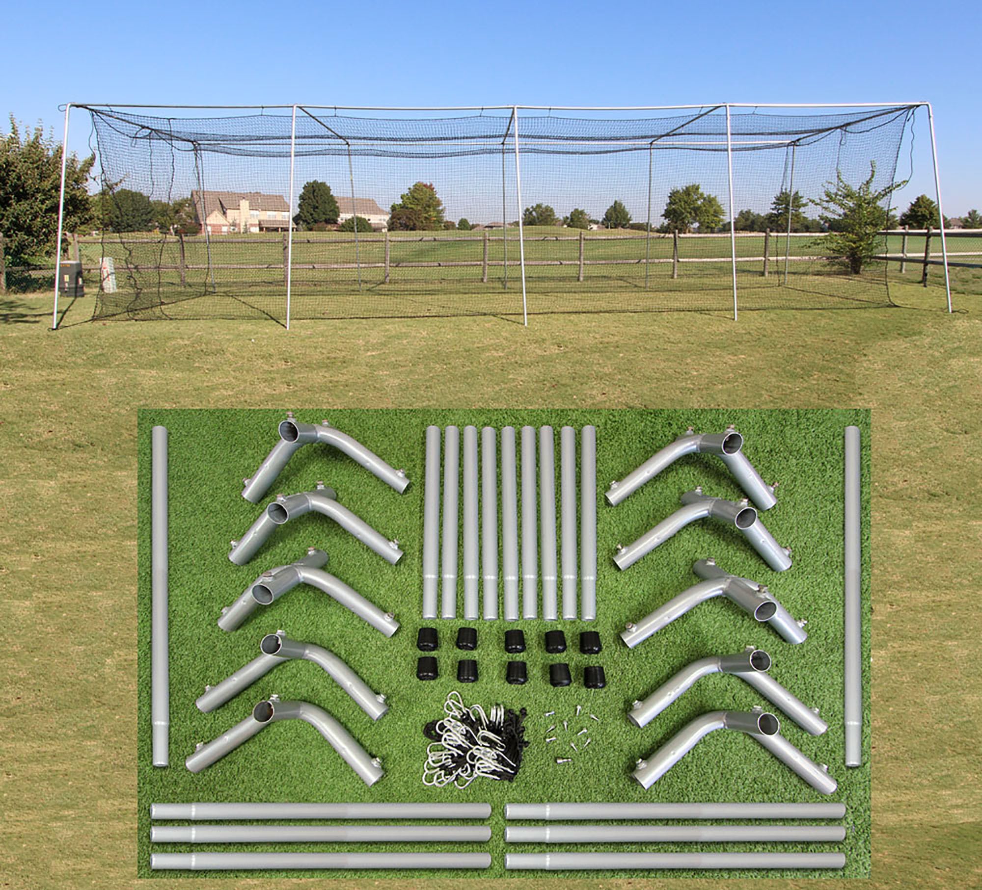 Cimarron 50x12x10 #24 Batting Cage and Frame Corners
