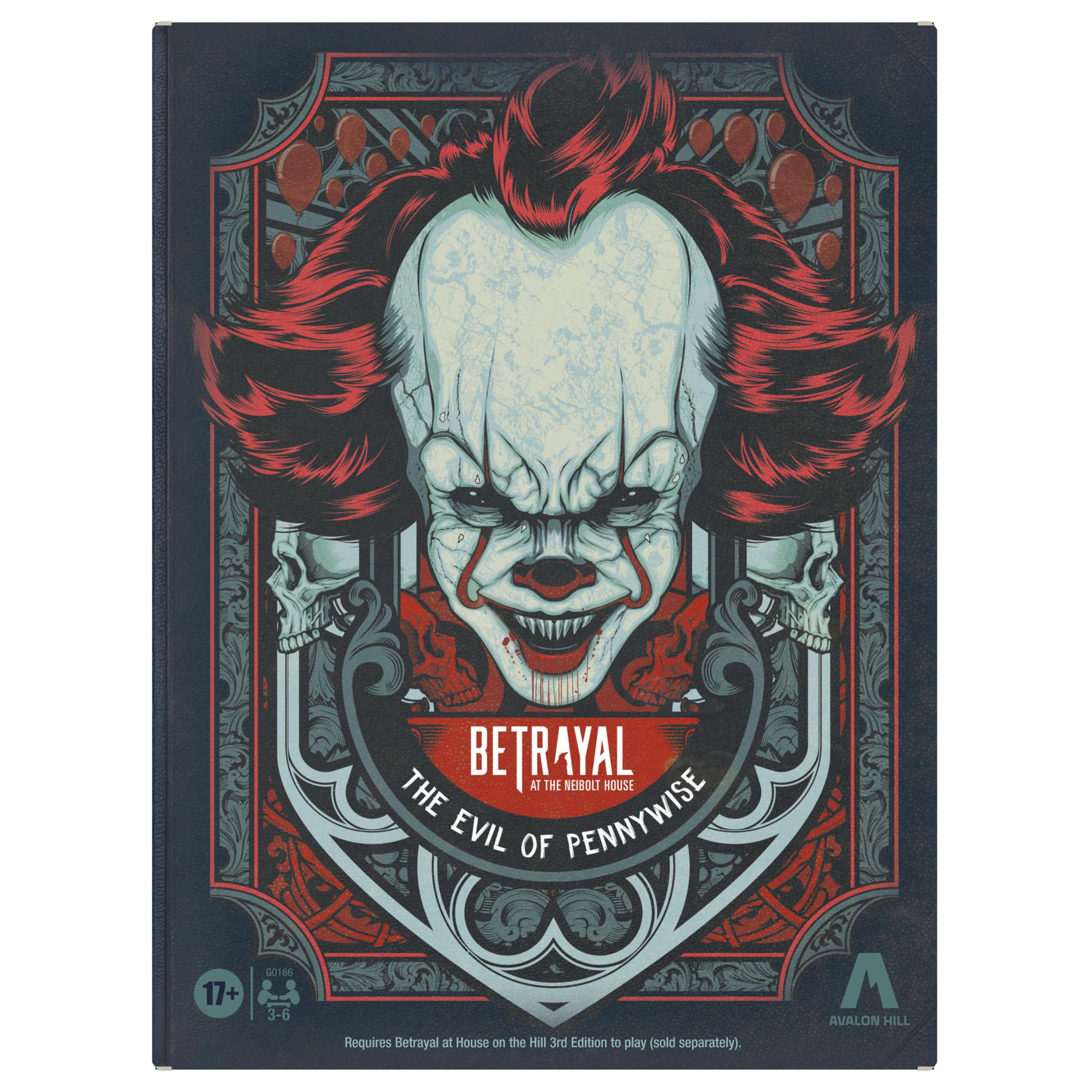 Hasbro Gaming Avalon Hill Betrayal at the Neibolt House: The Evil of Pennywise Expansion | Ages 17+ | 3-6 Players