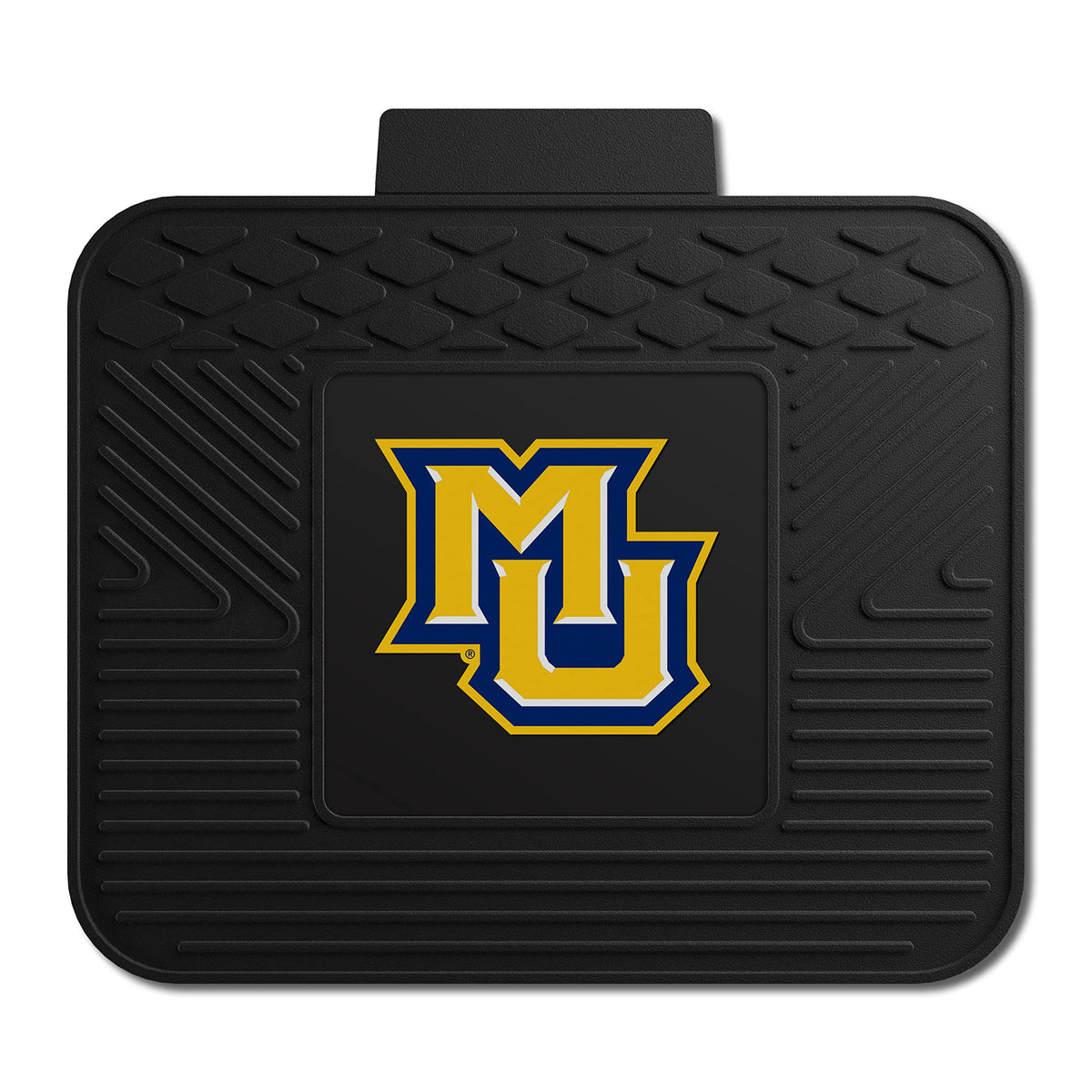 Fanmats 12141 Marquette Golden Eagles Back Row Utility Car Mat - 1 Piece - 14In X 17In, All Weather Protection, Universal Fit, M