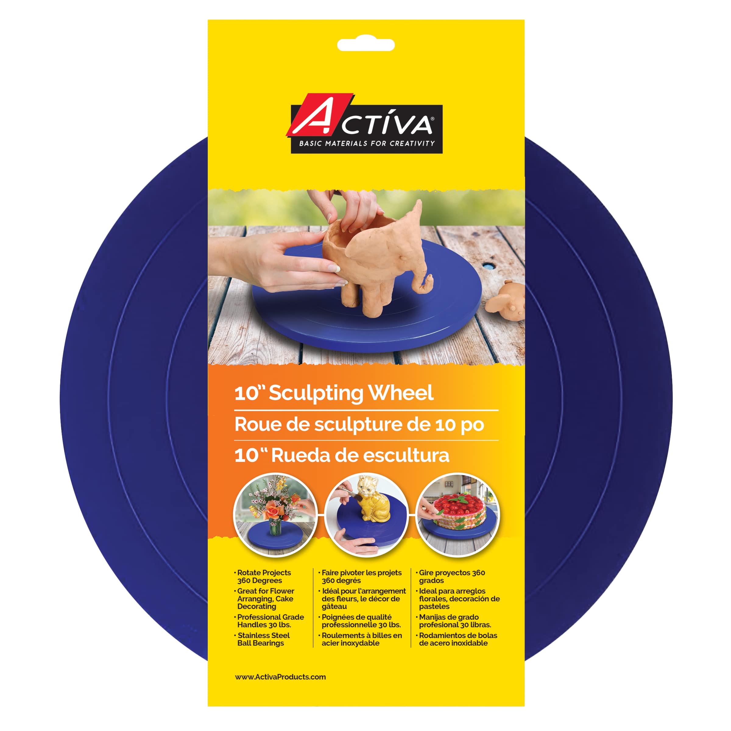 ACTIVA 10 Diameter Clay Sculpting Wheel