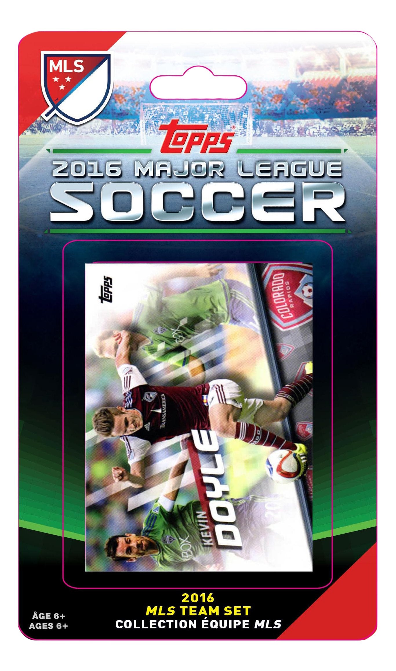 MLS Colorado Rapids Licensed 2016 Topps Team Set and Storage Album