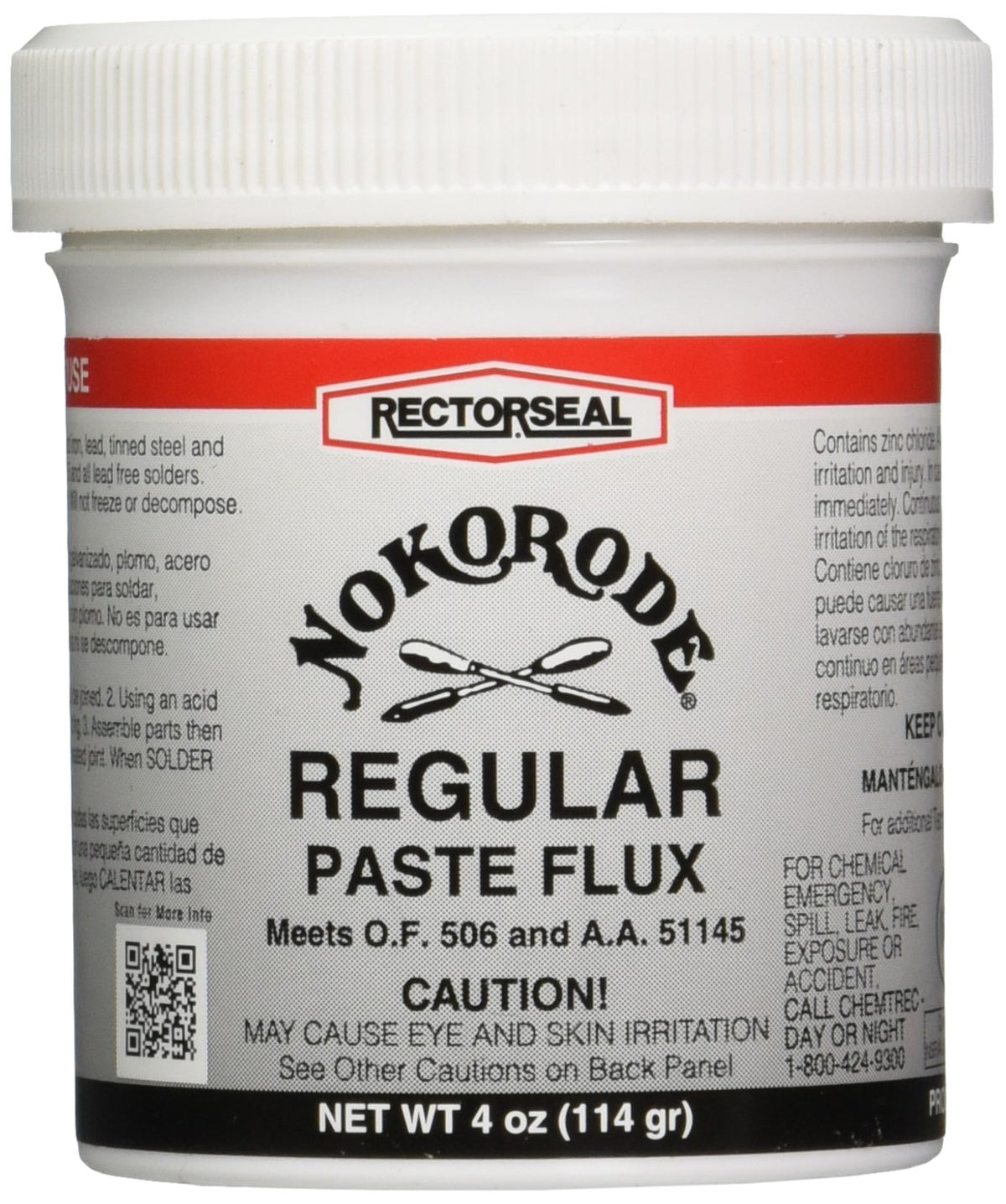 Rectorseal 14010 4-Ounce Nokorode Regular Paste Flux