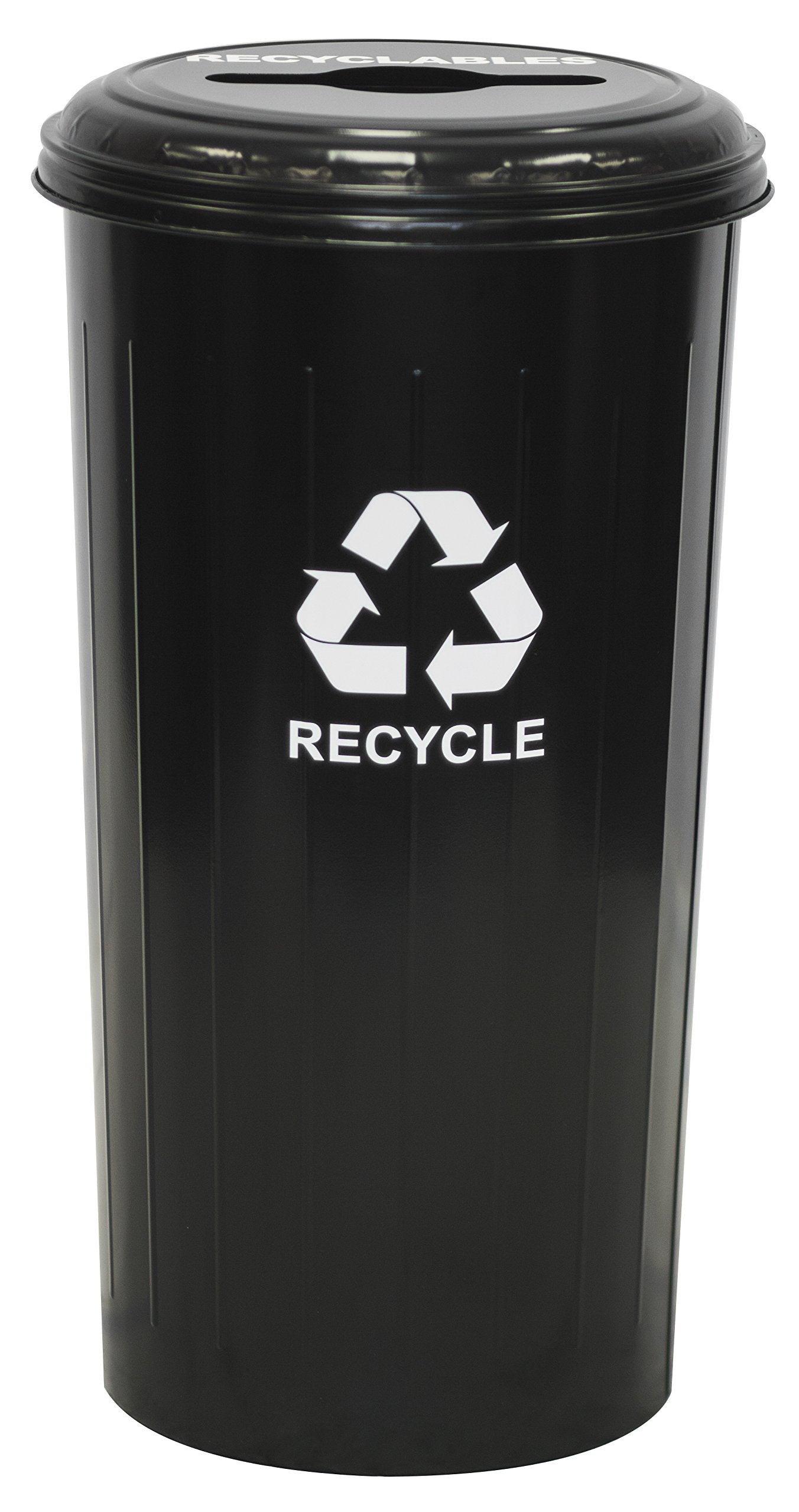 Combo Recycling Container Black Set of 1