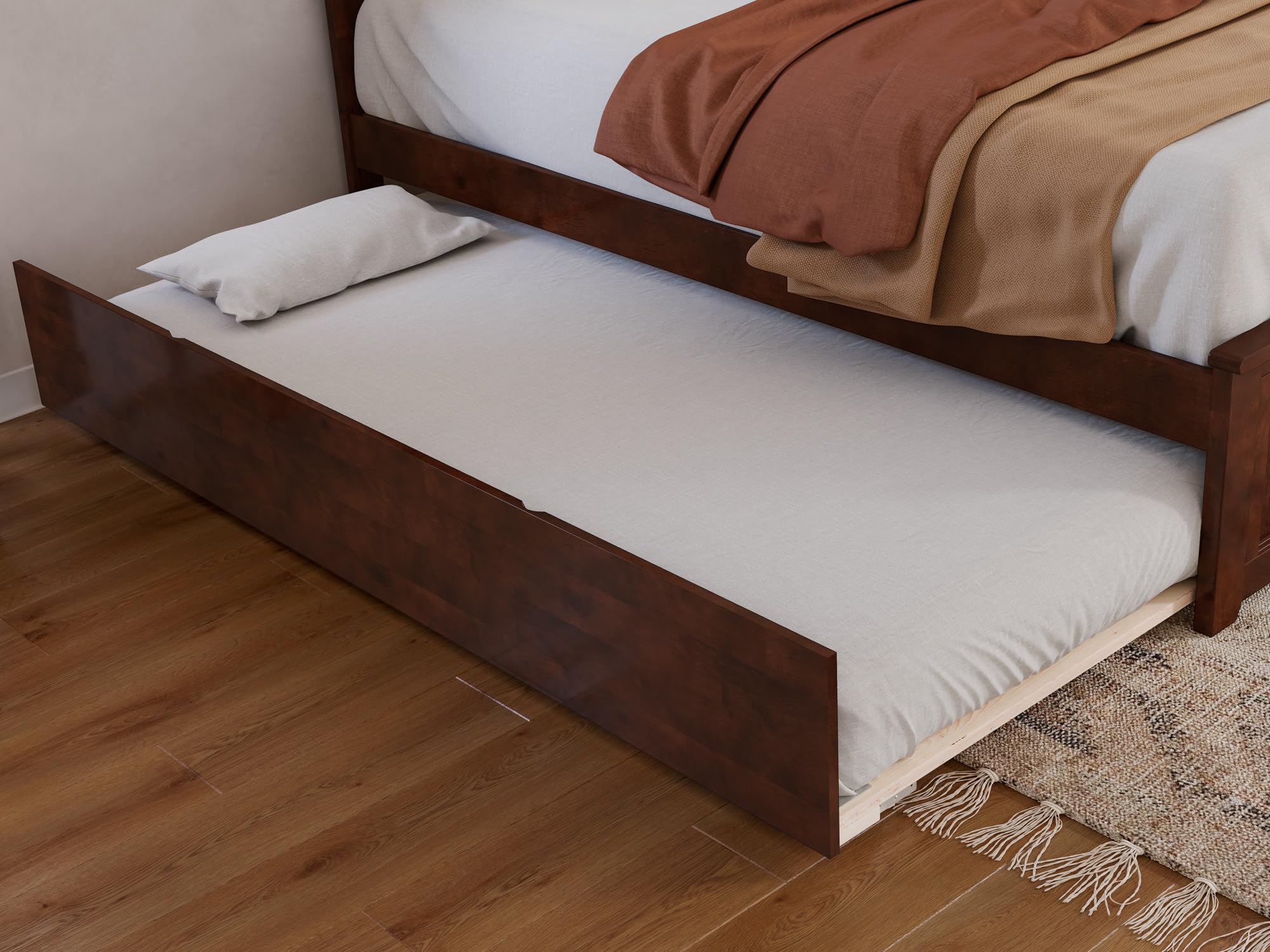 Urban Trundle Bed Twin in Walnut